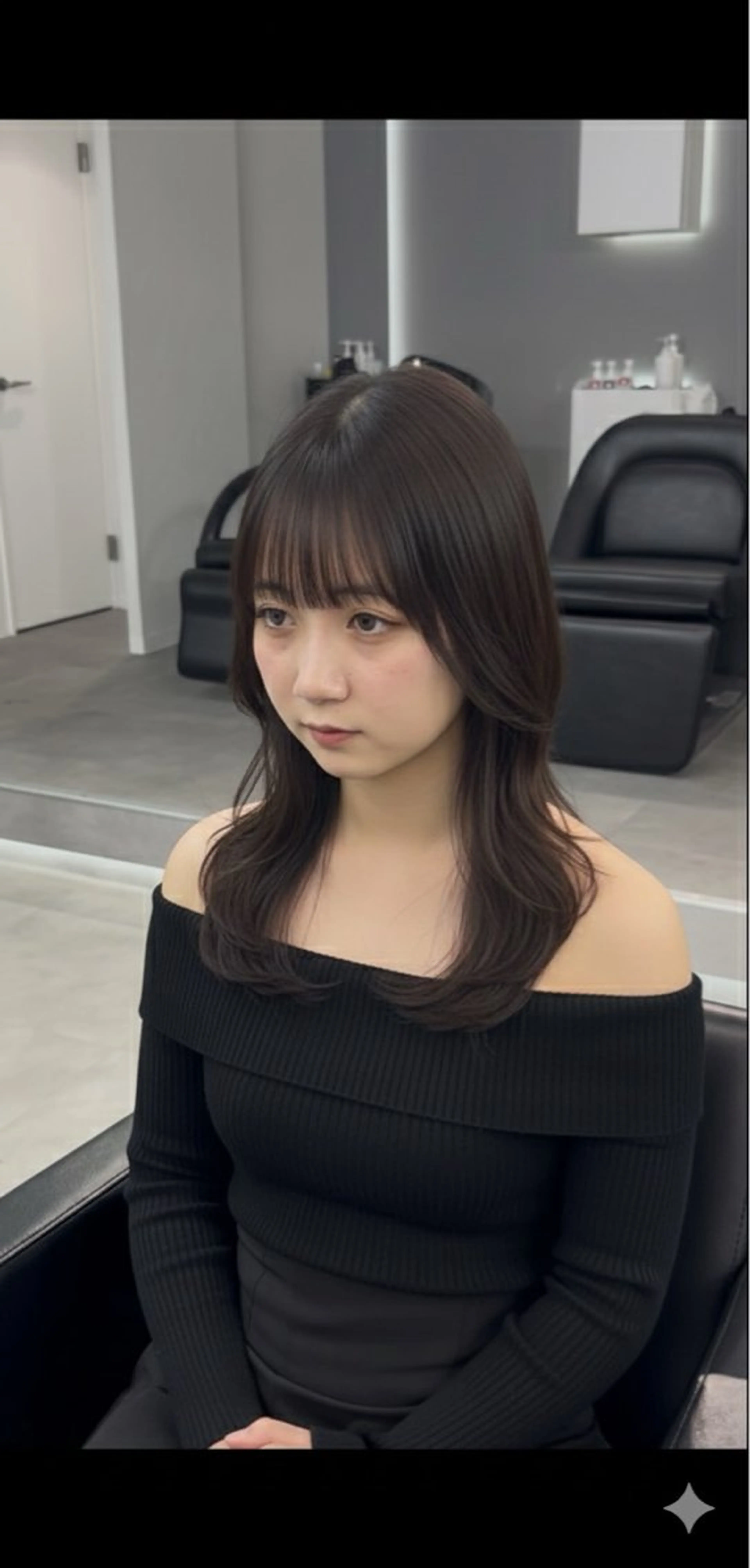 ロング 韓国ヘア/三宮 chinariのヘアスタイル