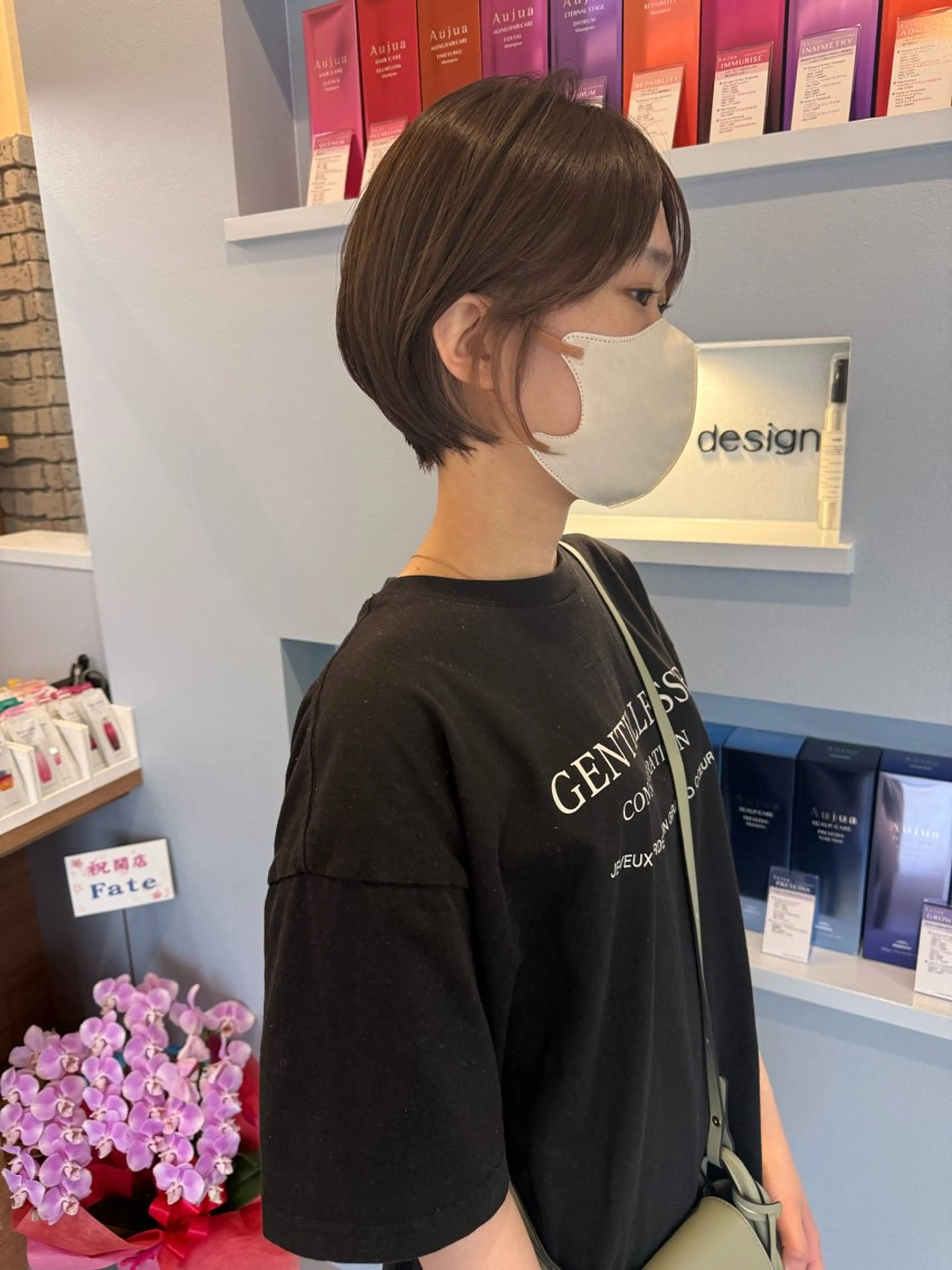 ショート ショートボブ ボブ 髪質改善 ショートヘア カット ヘアカラー トリートメント suii..hair designのヘアスタイル