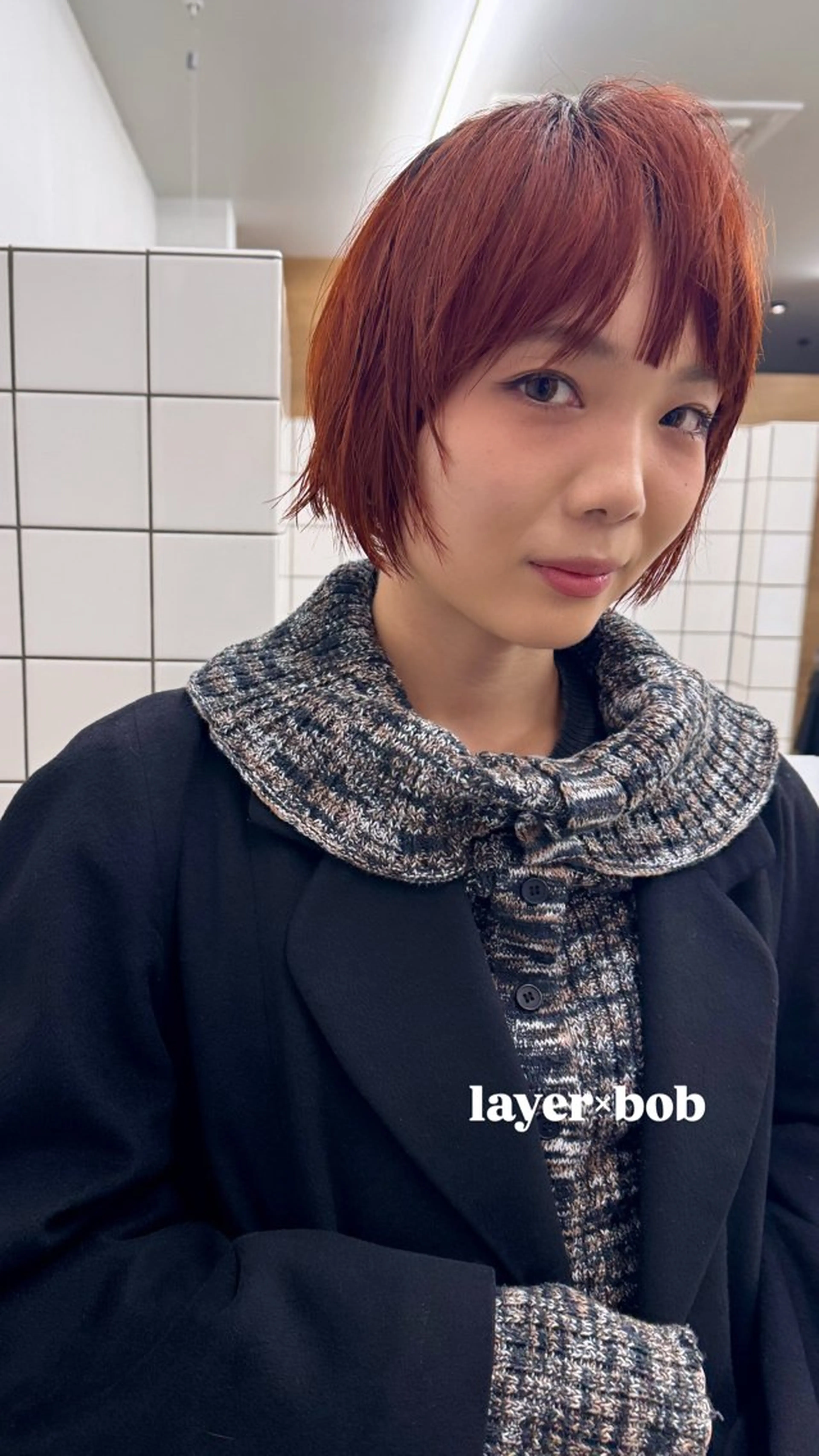 カット＋ケアブリーチカラーWカラー＋3stepsystem trの写真