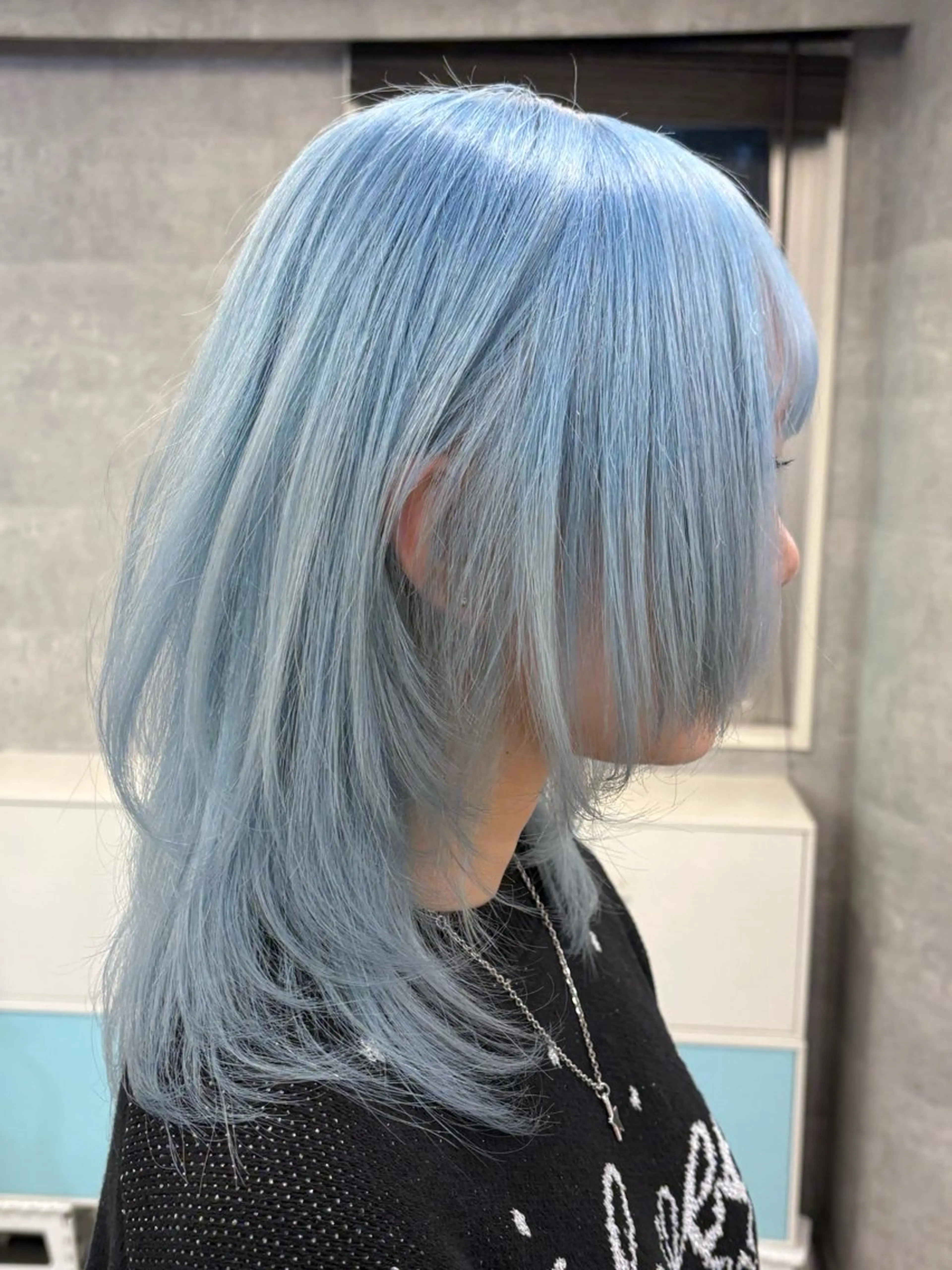 ミディアム レイヤーカット ヘアカラー トリートメント ケアブリーチ🌟 ♢WATARU♢のヘアスタイル