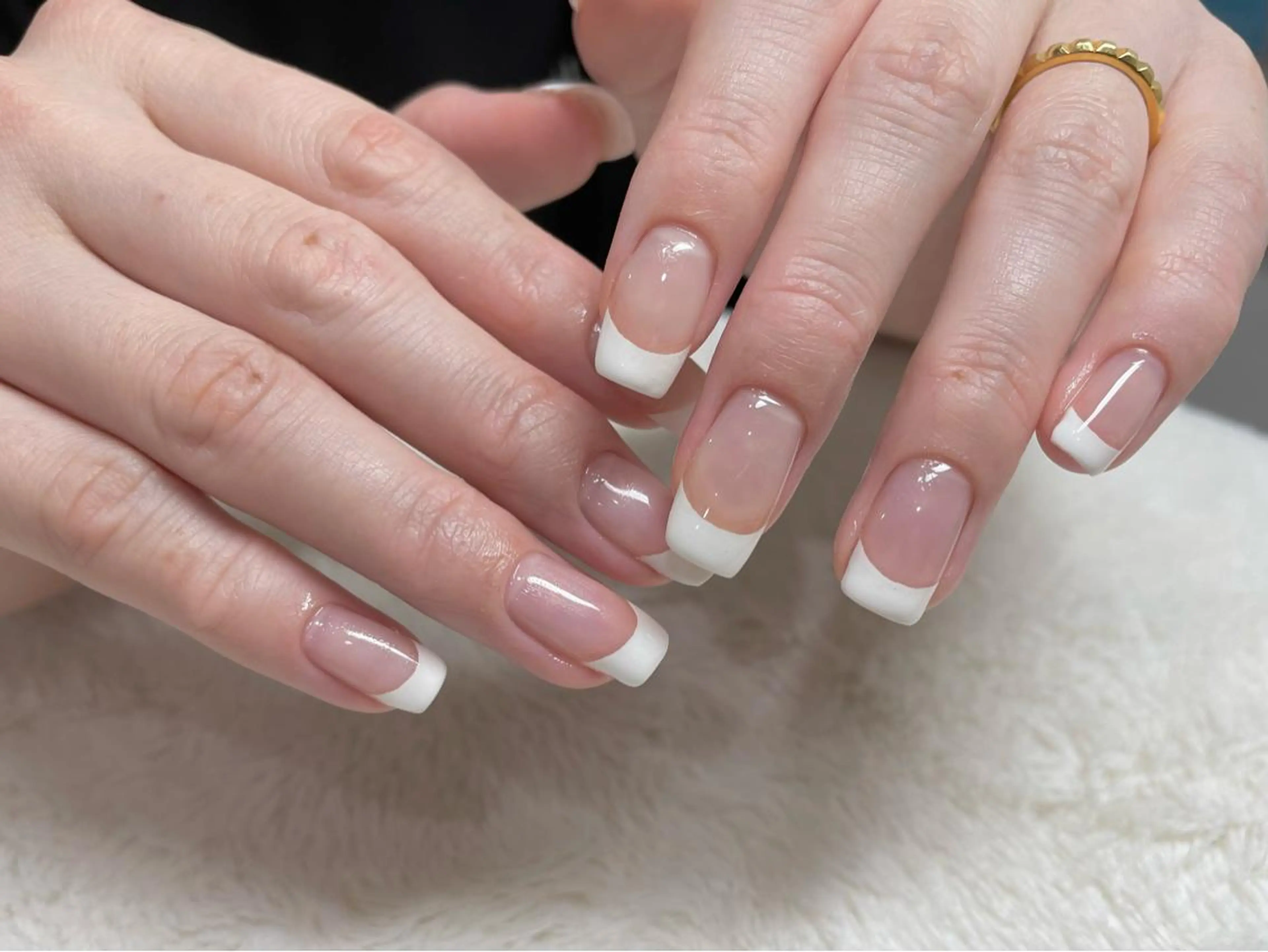 ネイル フレンチネイル ハンドネイル riri-nail Rie Endoのネイルデザイン