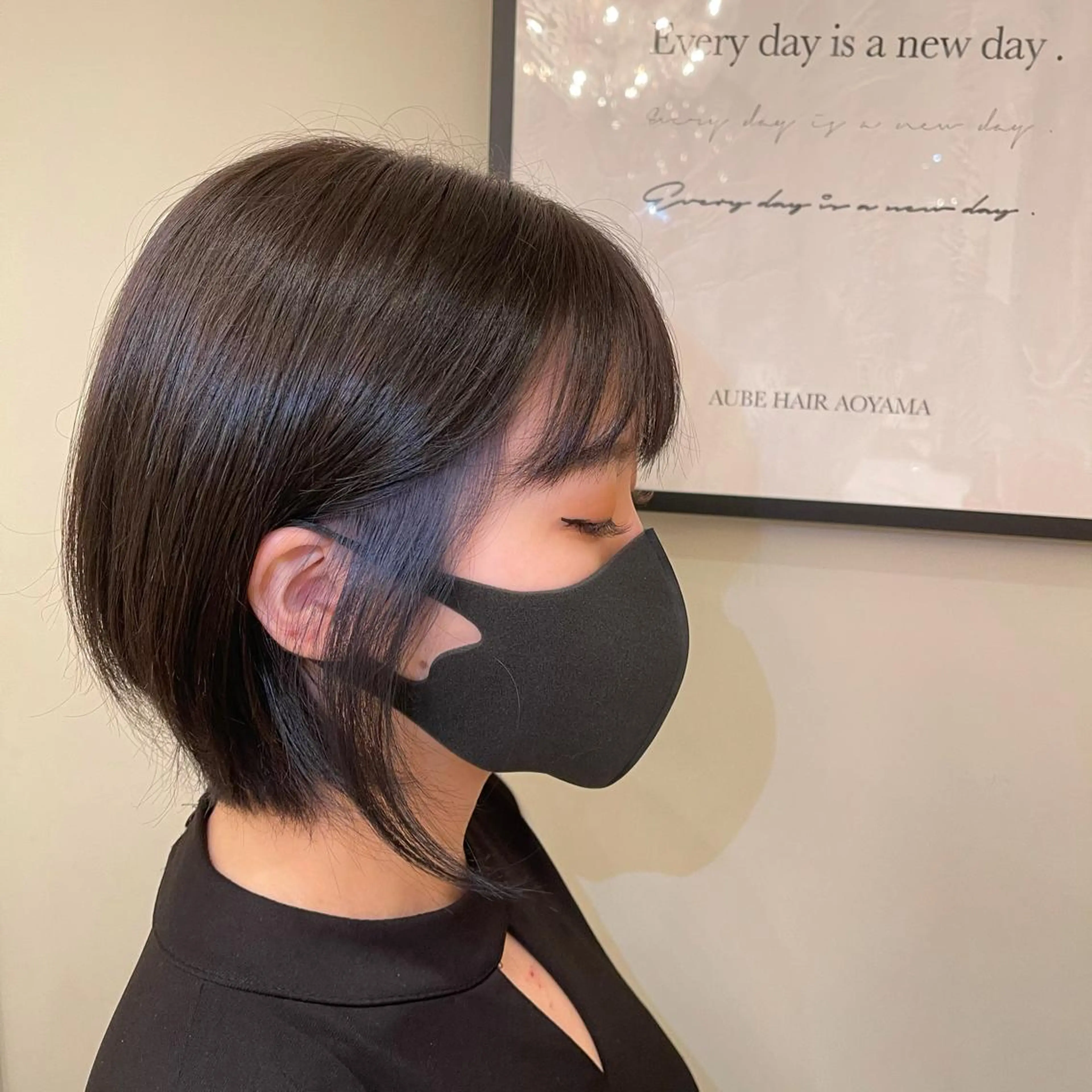 ショート カラー ブルーカラー インナーカラー ネイビーカラー 📍葛西りんたろう/ ENVのヘアスタイル