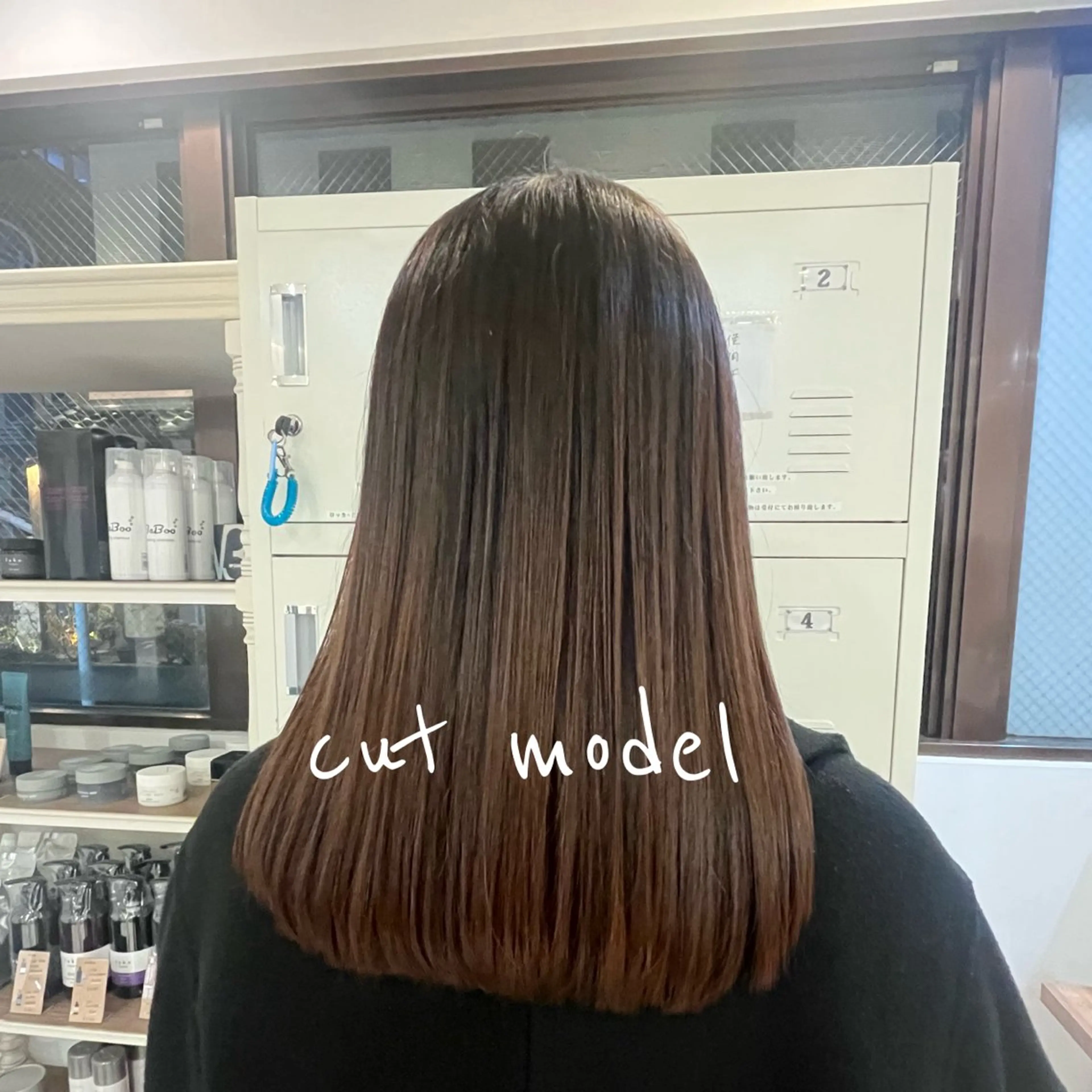 セミロング カット ヘアカラー トリートメント ★韓国トレンドカット ★むなかたももかのヘアスタイル