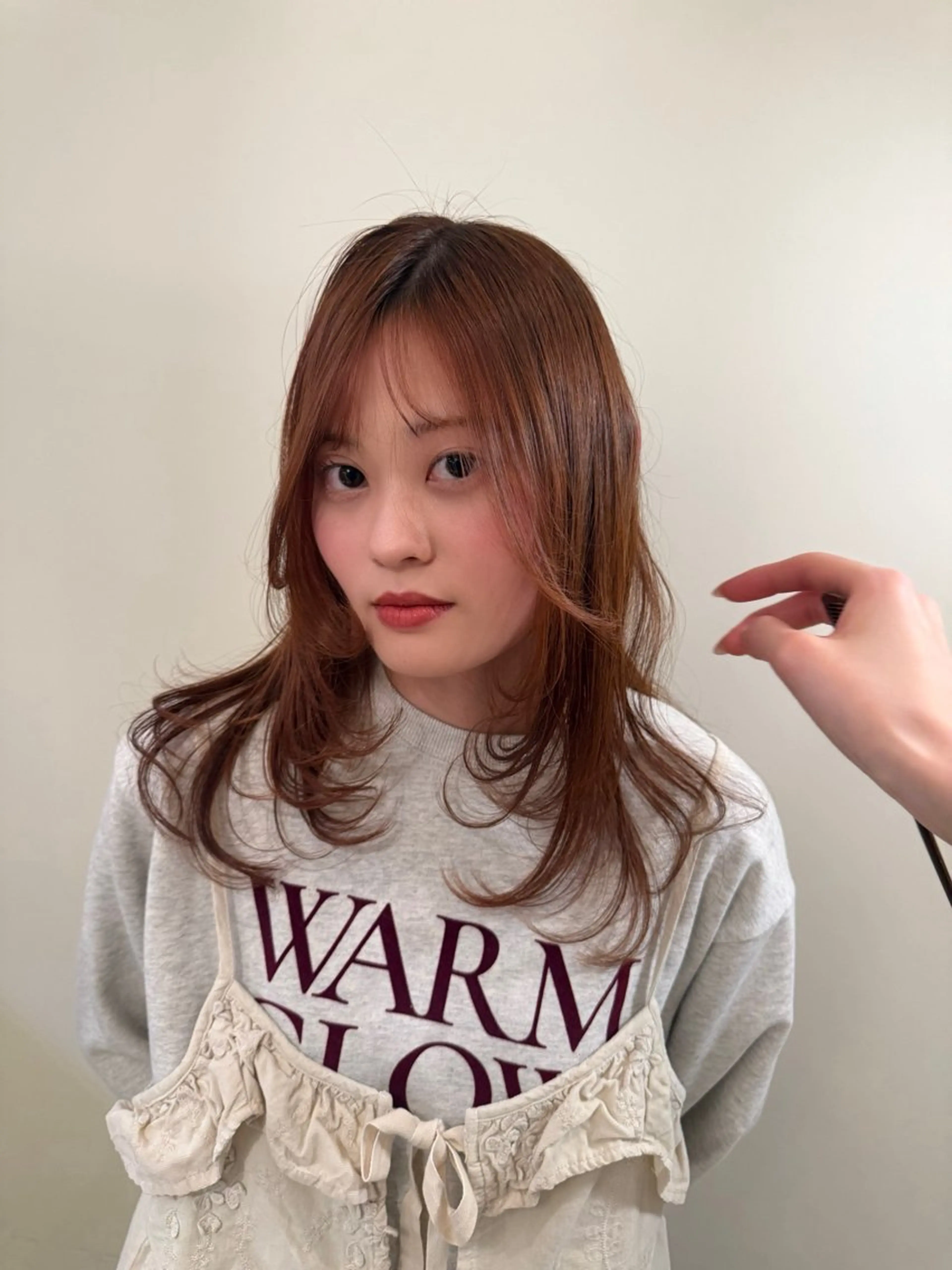 カラー ヘアカラー ピエドプール NINAのヘアスタイル