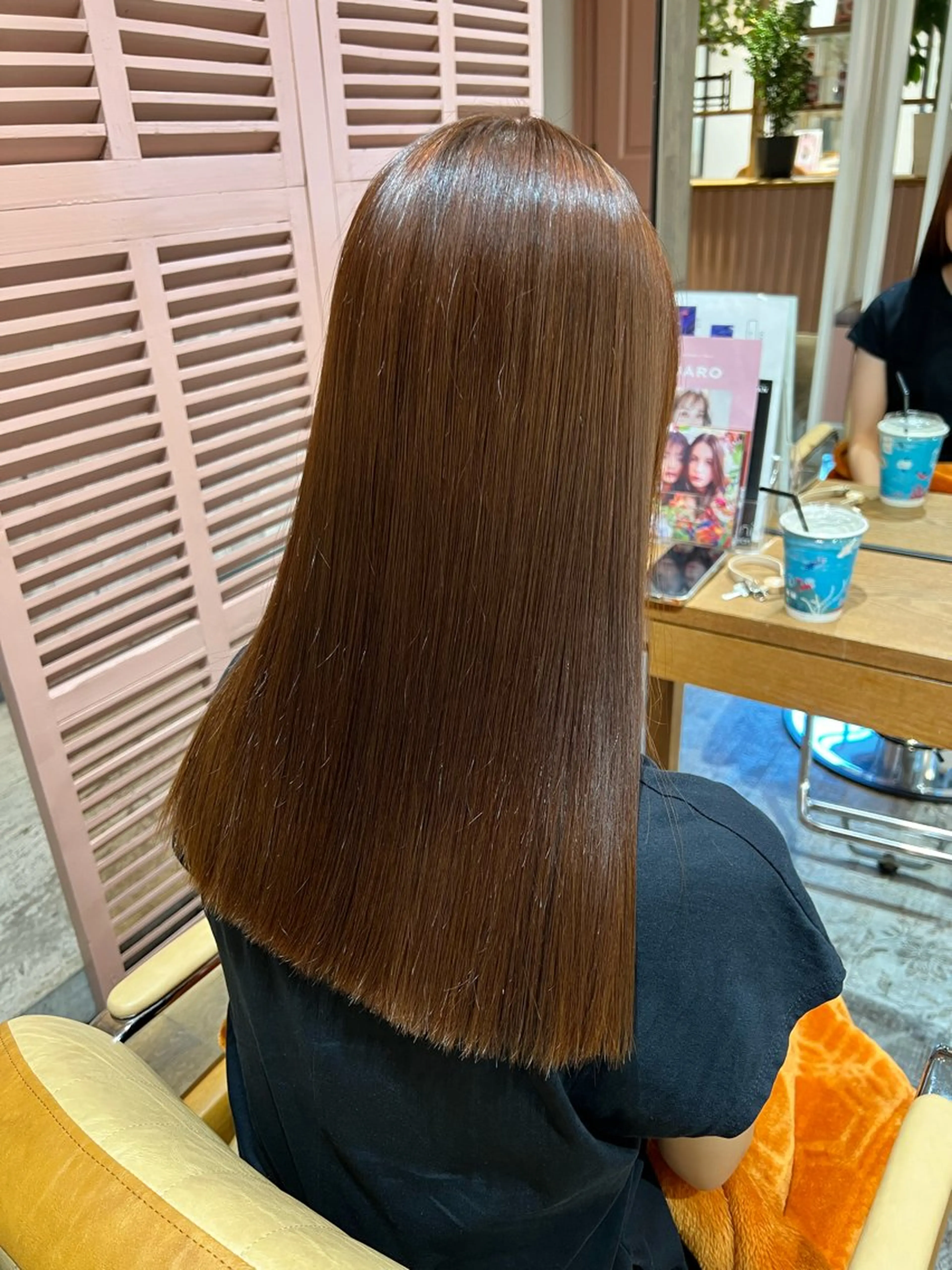 セミロング 縮毛矯正 トリートメント Re Yudaiのヘアスタイル