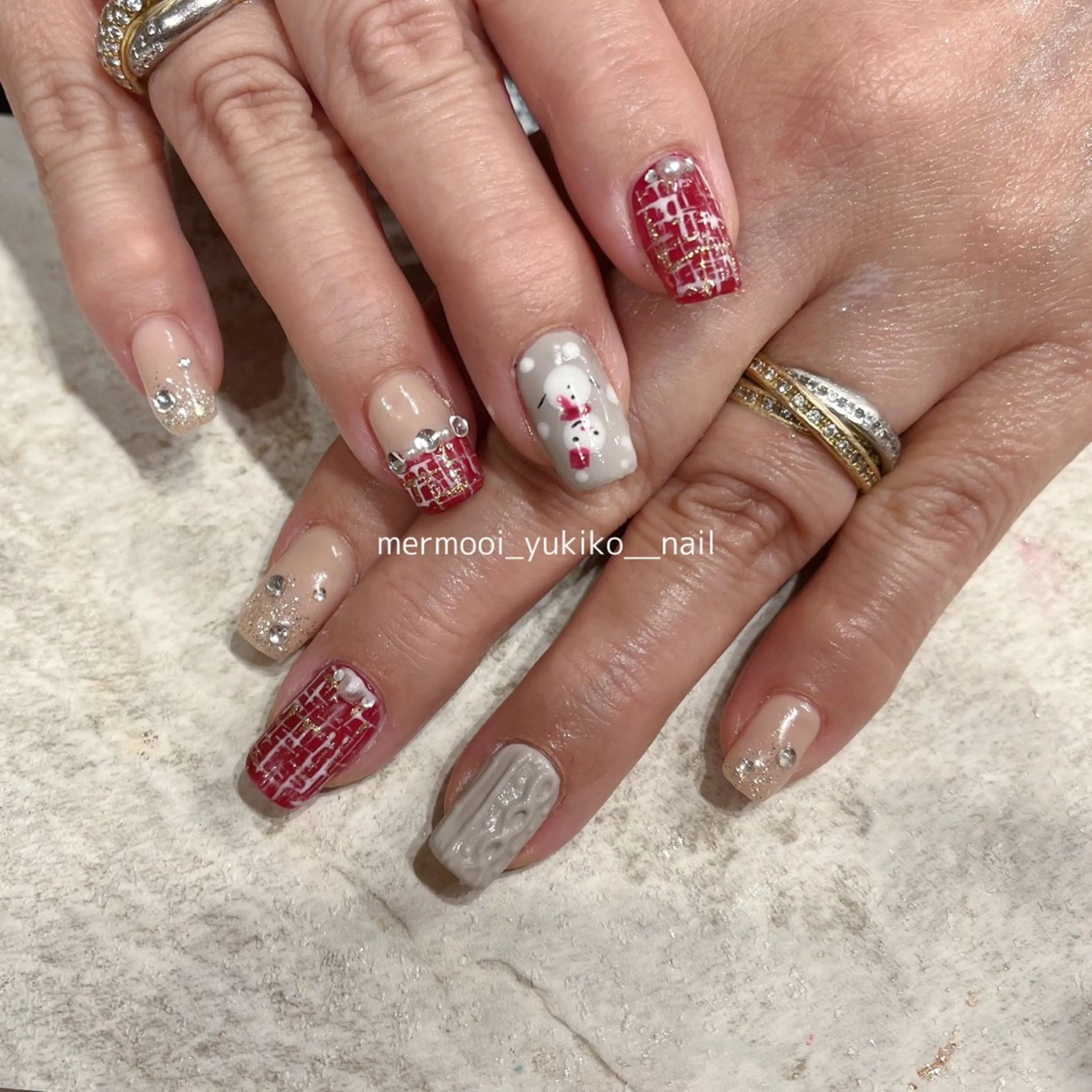 ネイル アートネイル ジェルネイル キラキラネイル 韓国ネイル ワンカラーネイル melumooi nailのネイルデザイン