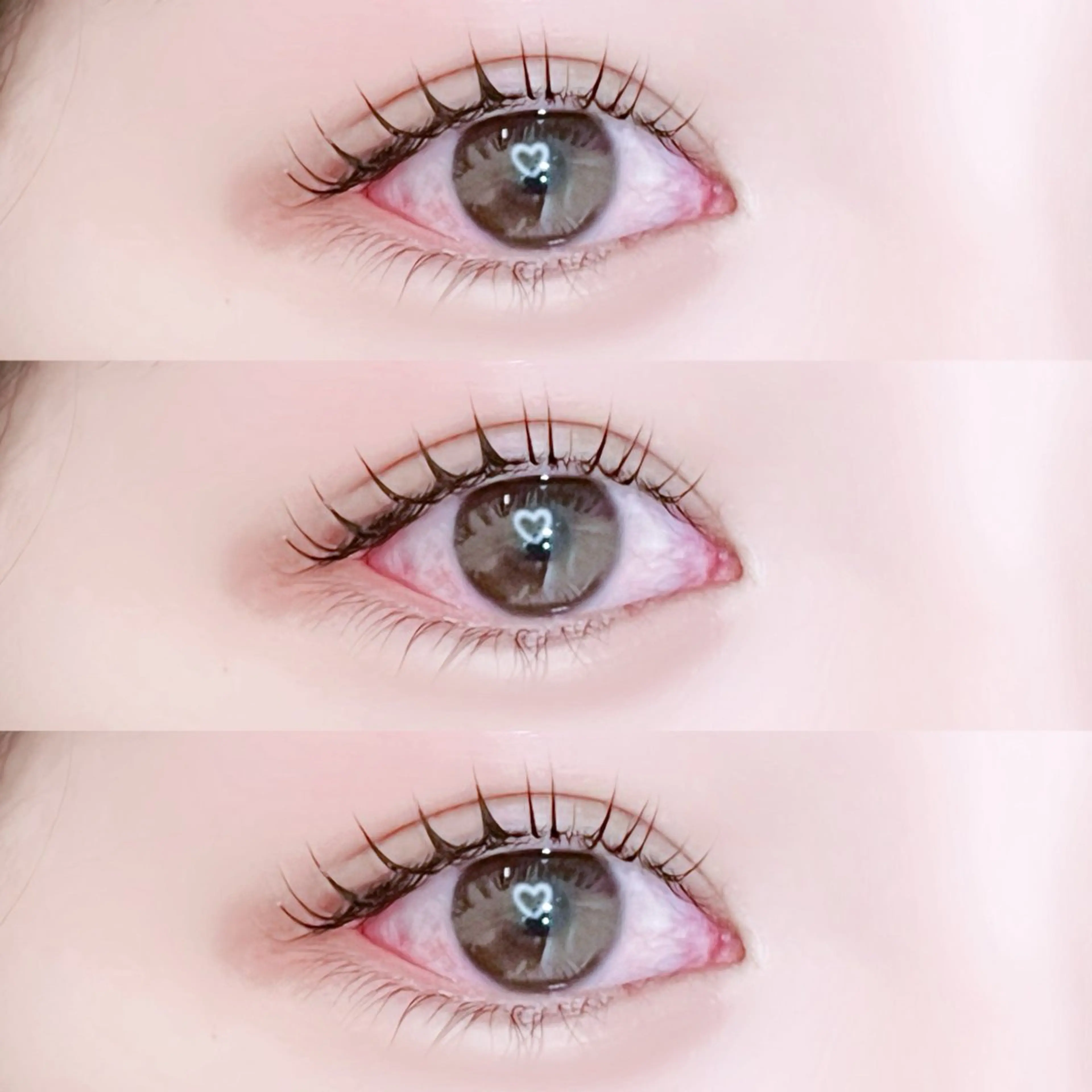 マツエク・マツパ 束感まつ毛 韓国風マツエク まつげパーマ 一重×まつ毛パーマ レイヤーカット┊ 透 明感カラー┊ YUIのヘアスタイル