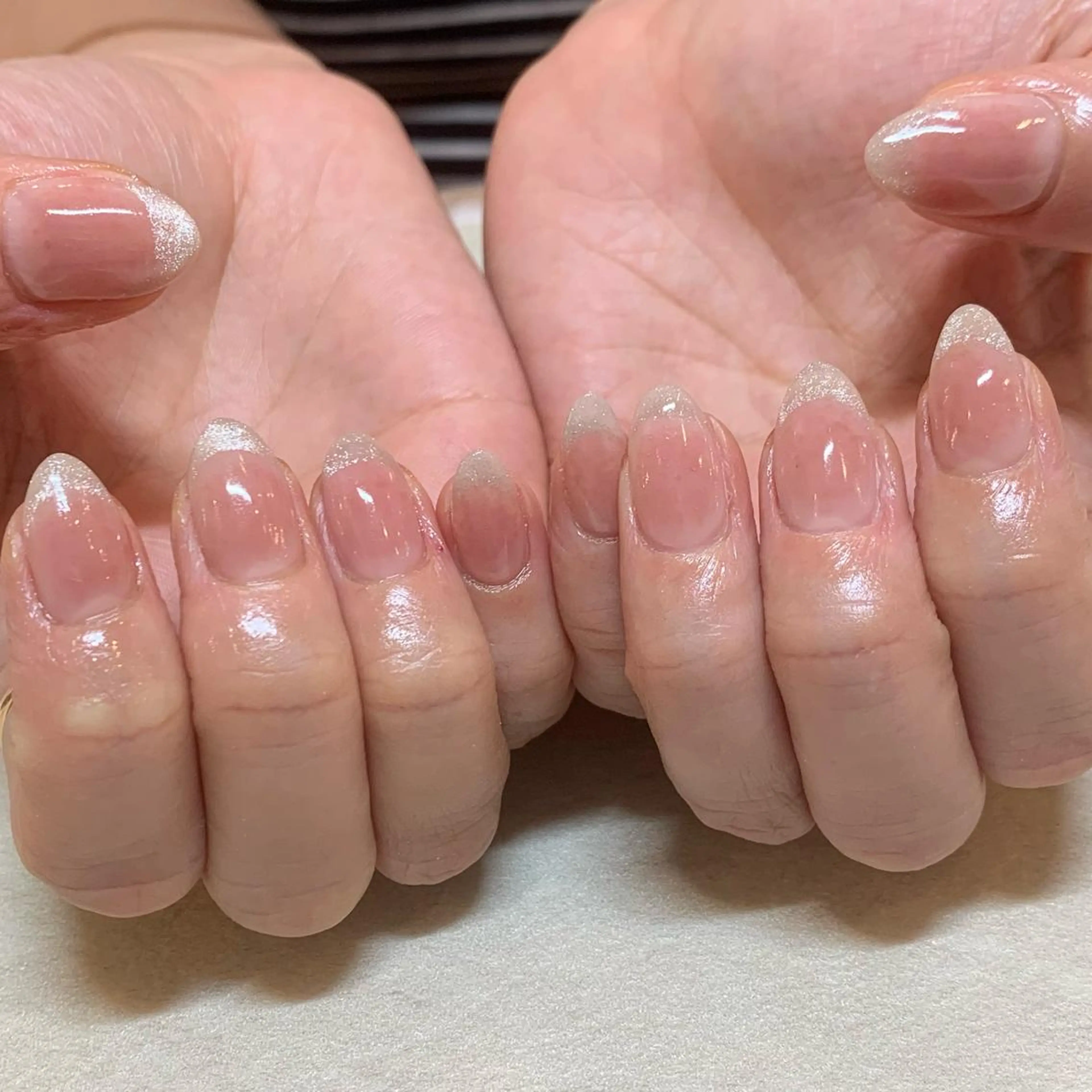 ネイル チークネイル フレンチネイル マグネットネイル マグネットフレンチ Nail doroomのネイルデザイン