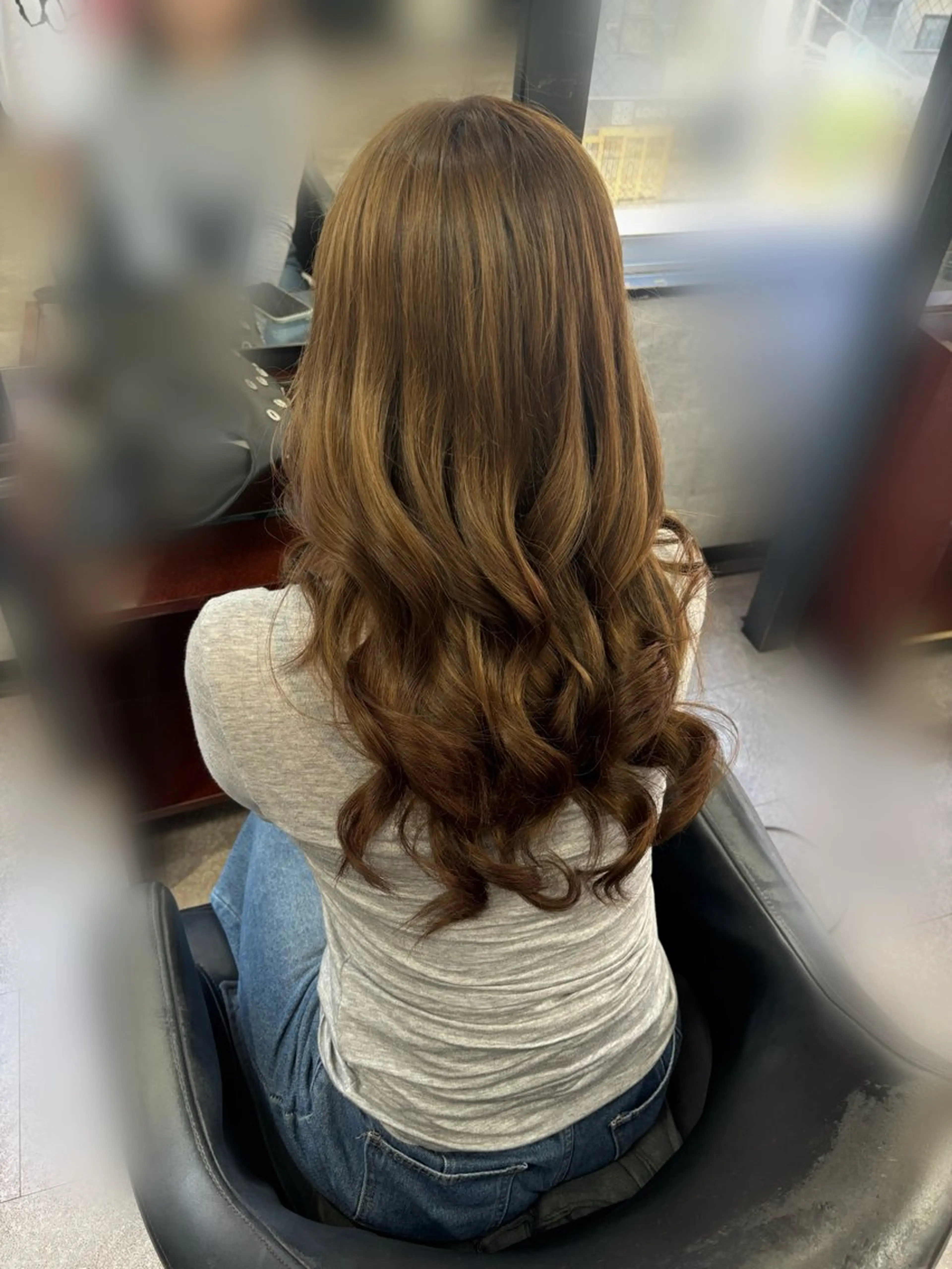 ロング カラー ヘアアレンジ ヨシンモリ ヘアカラー OZ 梅田店／ ユウリのヘアスタイル