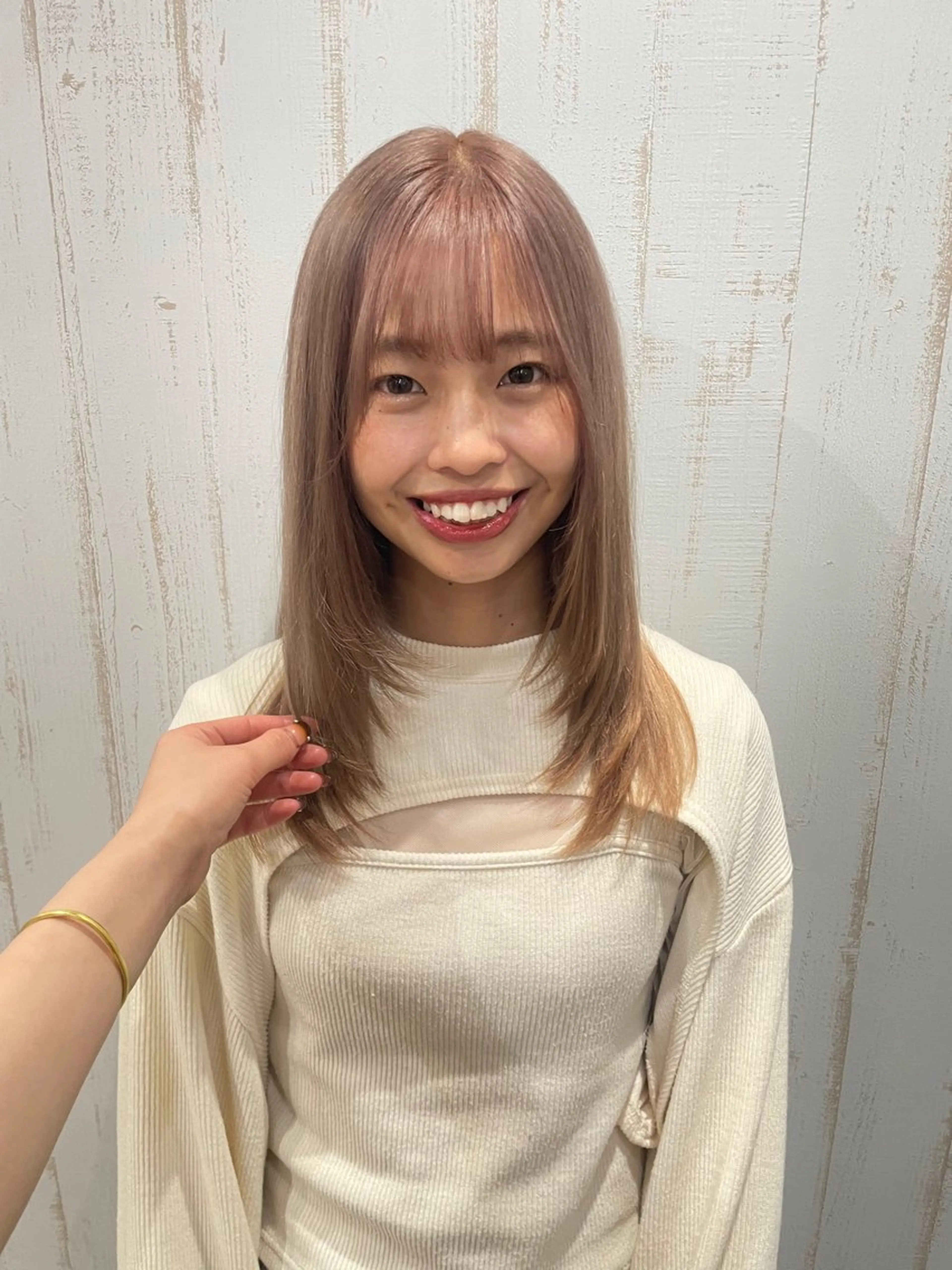 ロング カラー ヘアカラー リト /渋谷/ハイトーンのヘアスタイル
