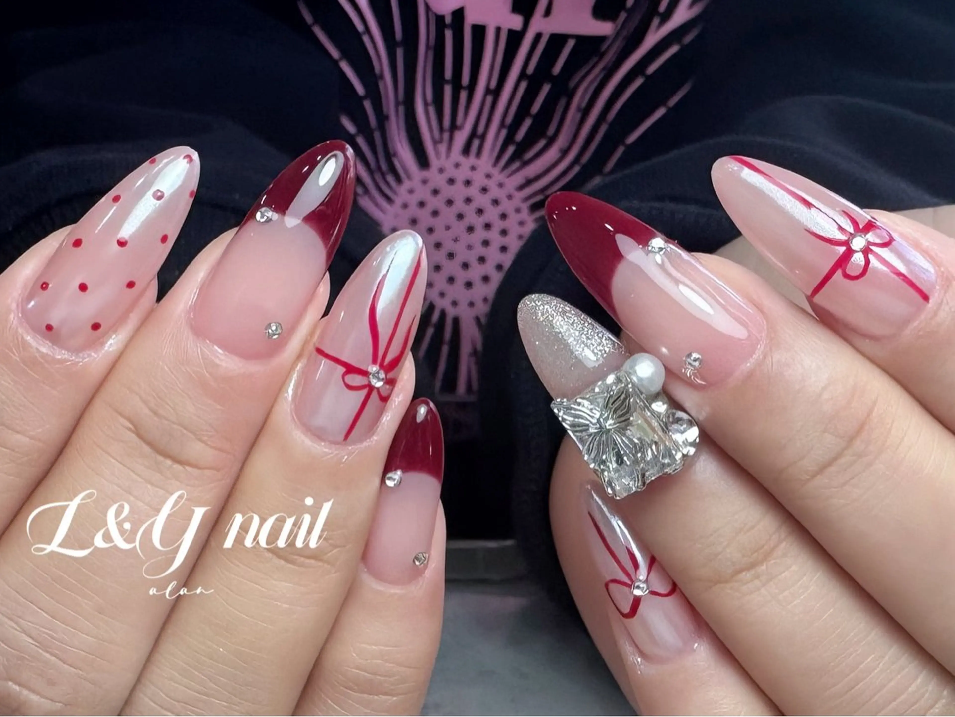 ネイル ハンドネイル L&Y Nail🎀 思雪のネイルデザイン