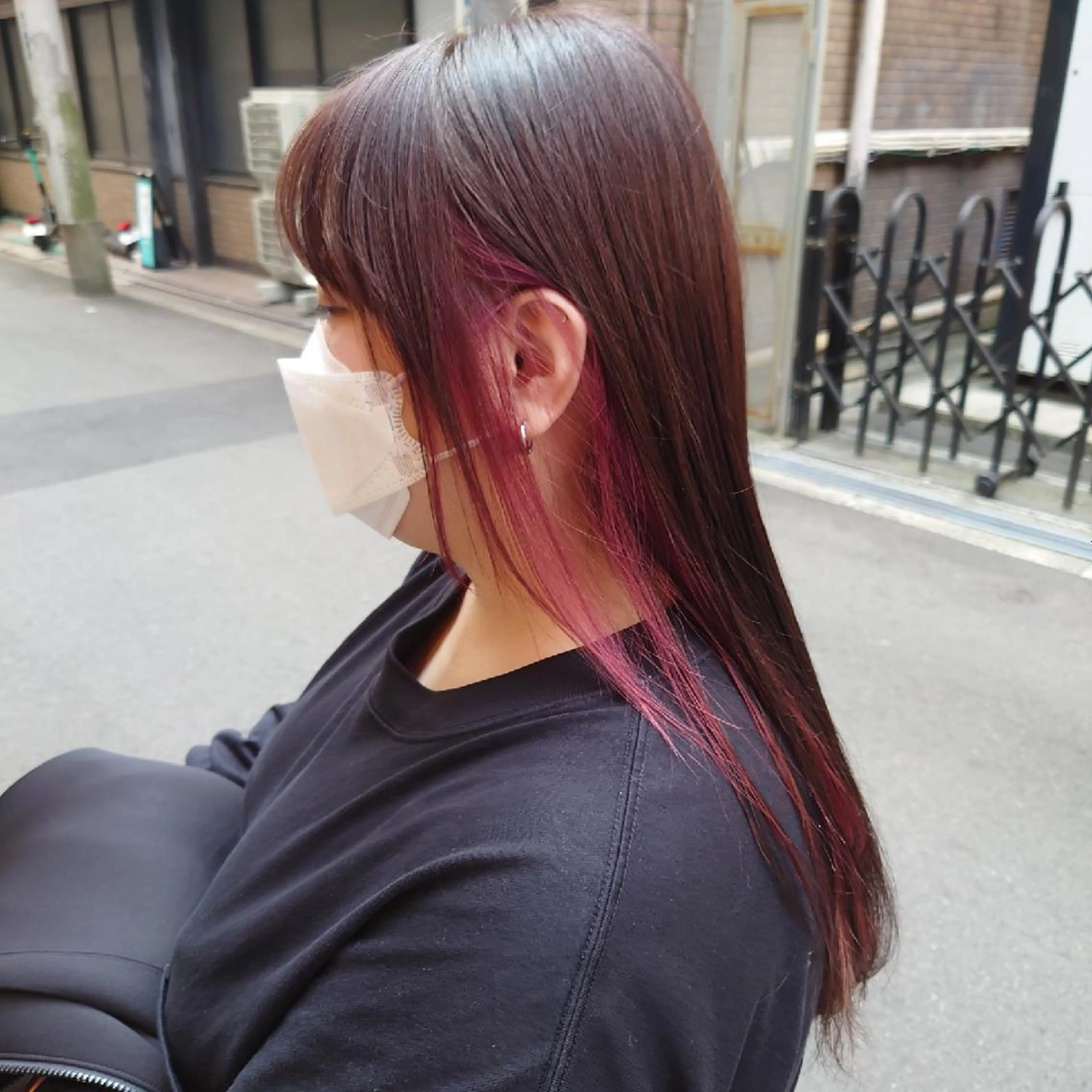 ロング カラー 髪質改善ストレート Kantaのヘアスタイル