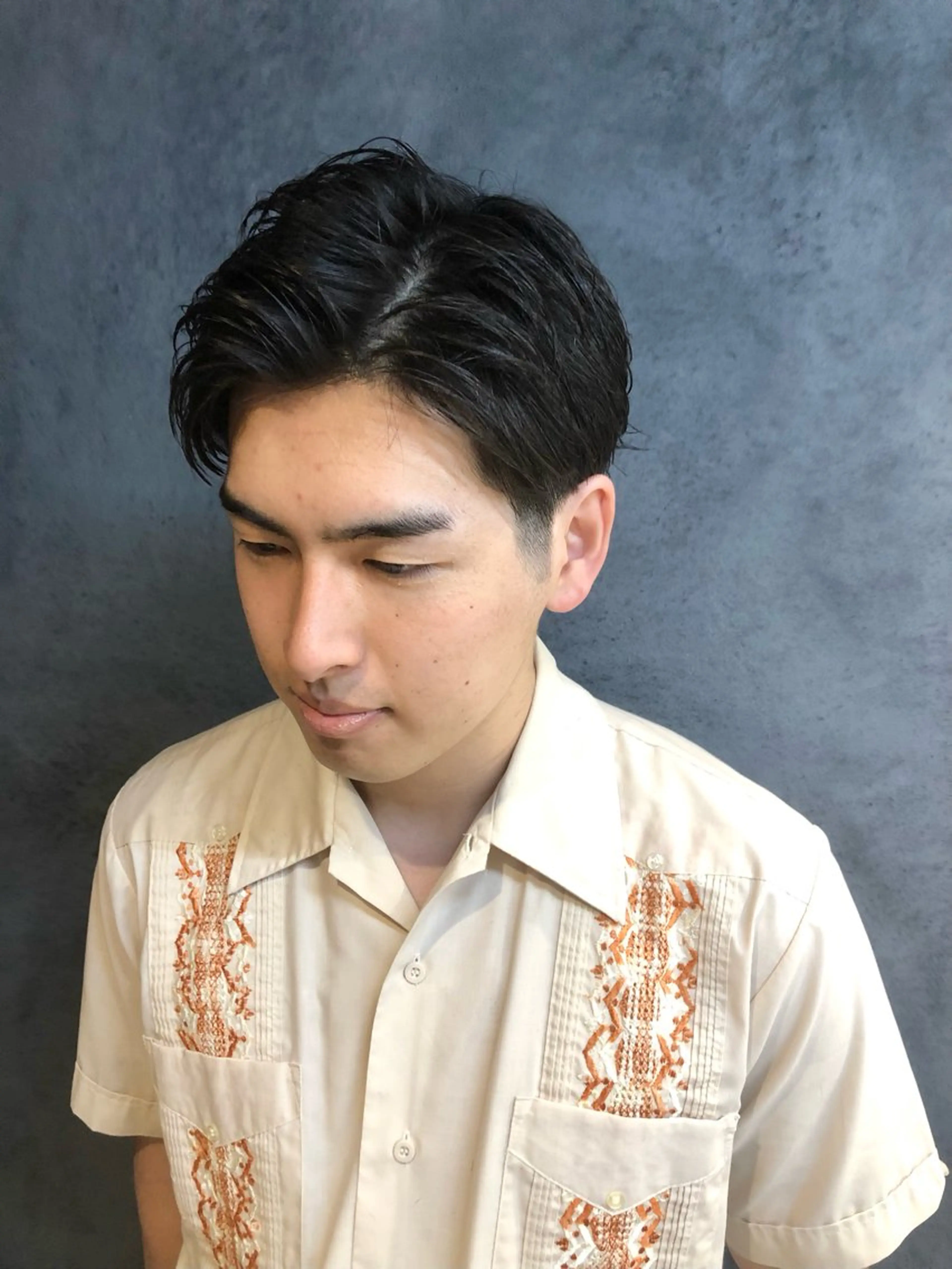 パーマ ヘアアレンジ メンズ カット パーマ トリートメント ヘアセット ainico+所属・メンズ特化✂️栗原 侑也のヘアスタイル