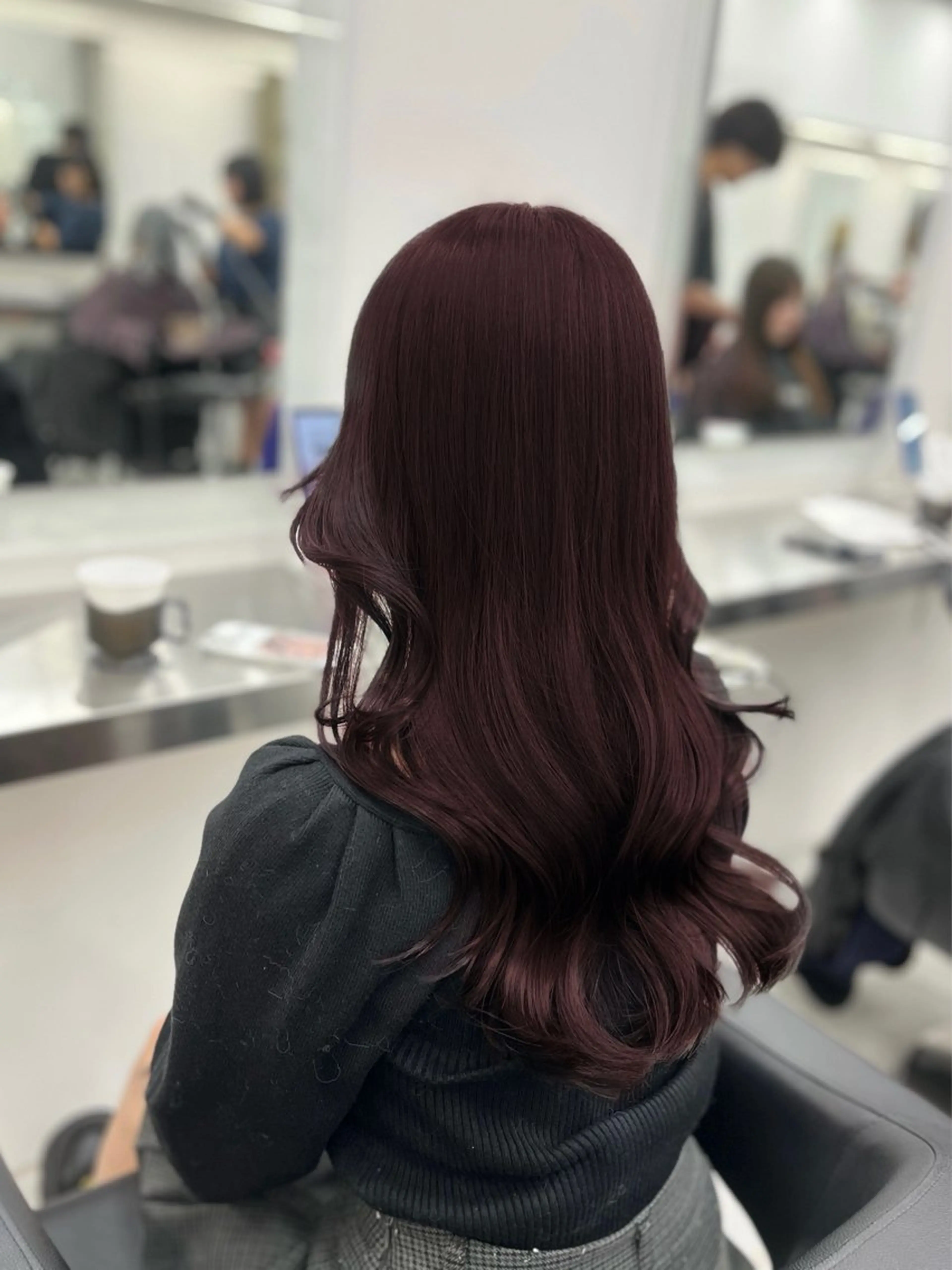 ロング カラー ヘアアレンジ ヘアカラー ヘッドスパ ヘアセット 🫧‪🎀うる艶暖色 🏹Nanako🎀のヘアスタイル