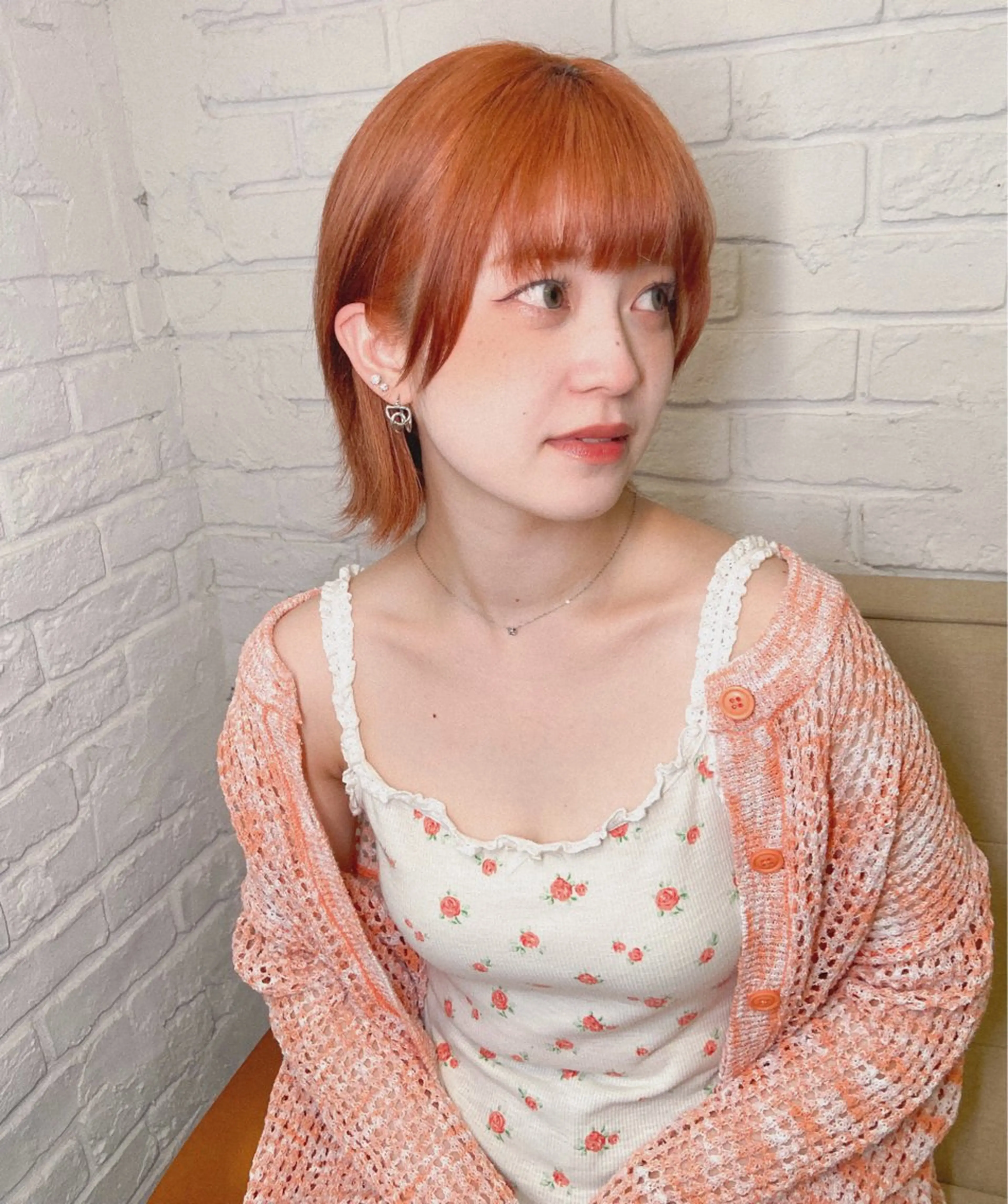 ミディアム カラー パーマ ヘアアレンジ ボブ 🌼似合わせのプロ 心斎橋/rena🌼のマツエク・マツパデザイン