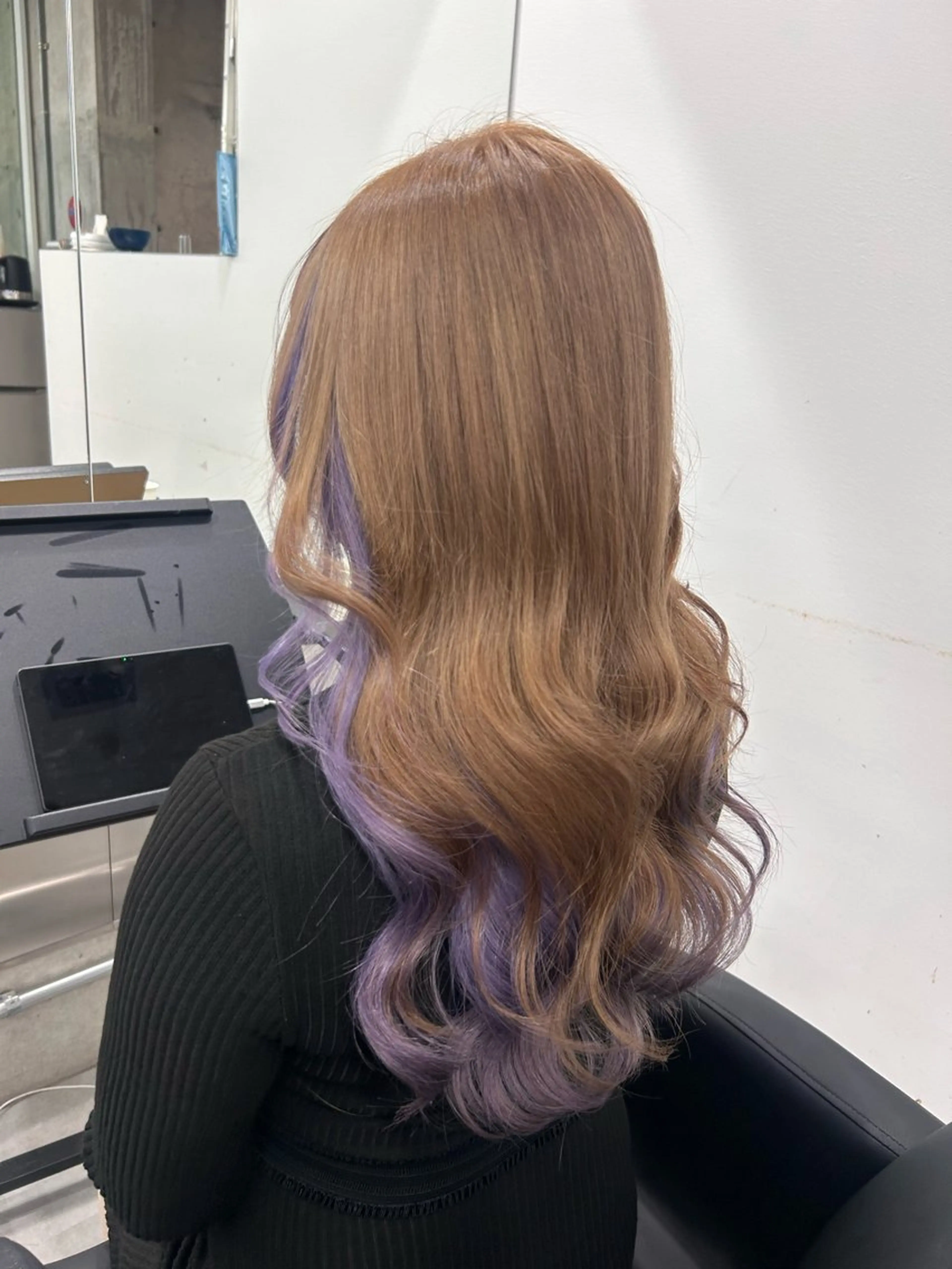 ロング カラー ブリーチ ケアブリーチ ダブルカラー ハイトーンカラー インナーカラー ヘアカラー Aoba 🫧艶ハイトーン🫧のヘアスタイル