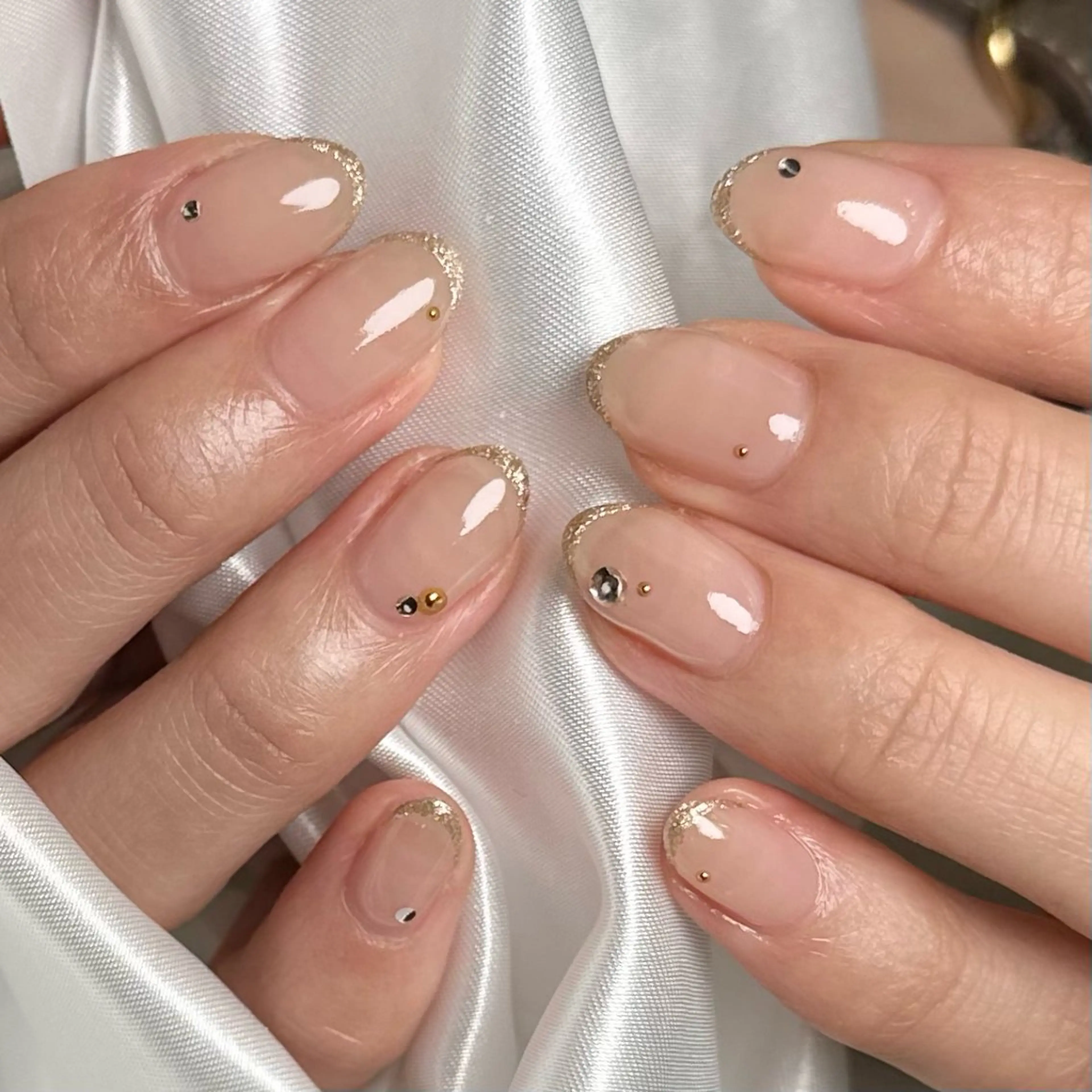 ネイル オフィスネイル ハンドネイル 【nailsalon LaMeL】落合のネイルデザイン