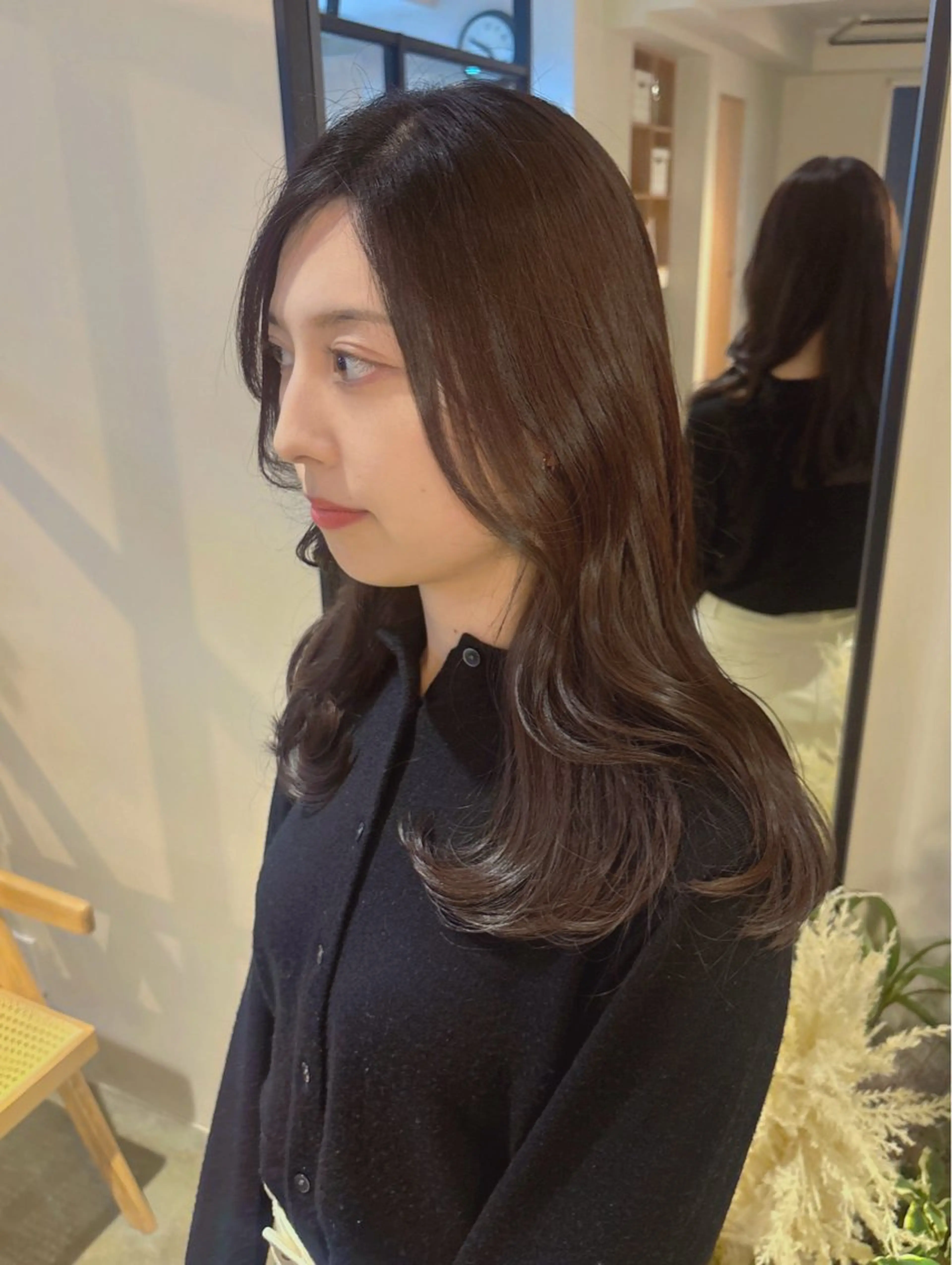 ロング カット ヘアカラー 山神 あんじのヘアスタイル
