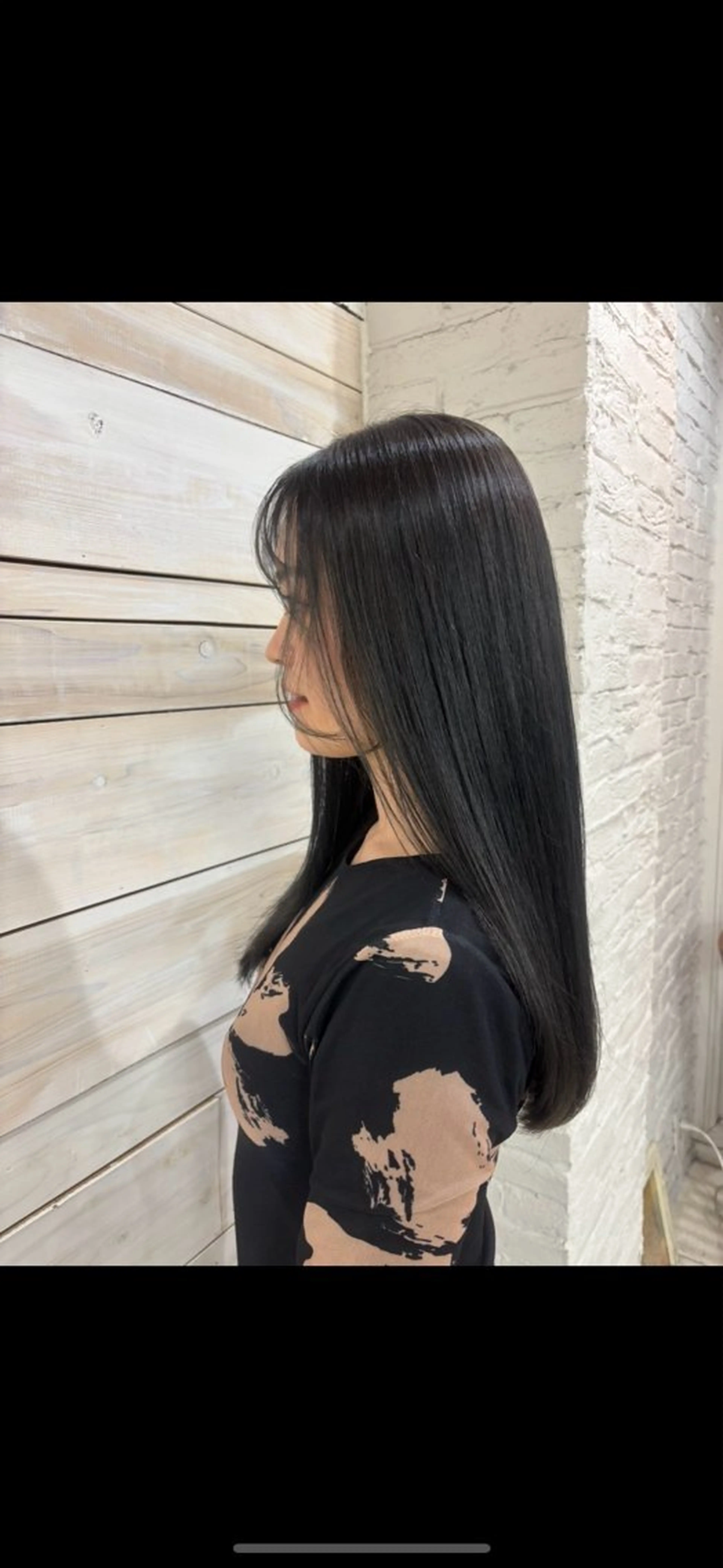 💚肩下 ワンカラー ➕トリートメント💚オーダーメイドのオシャレな薬剤選定でキレイな髪色に🫧の写真