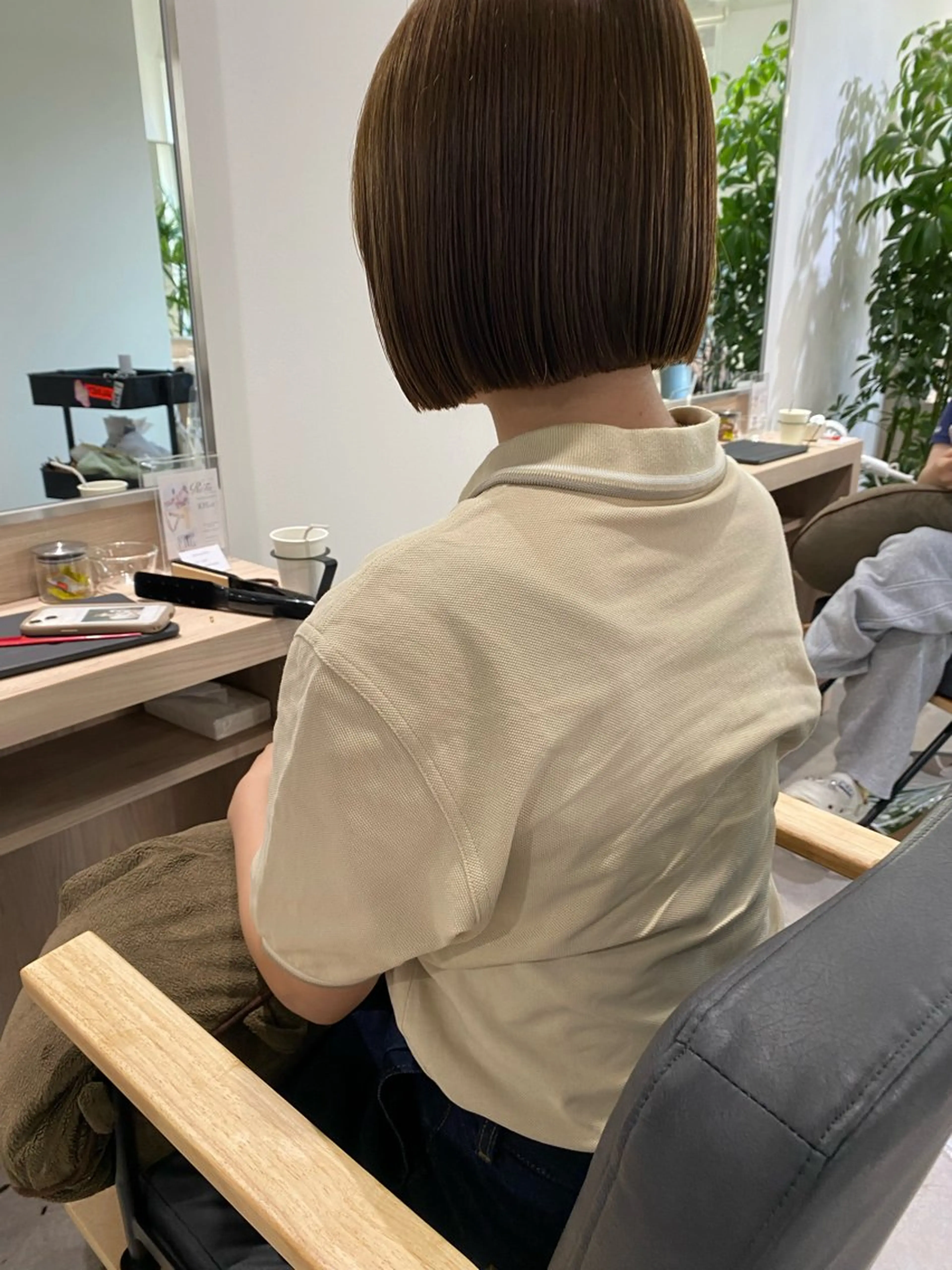 ショート カット ヘアカラー トリートメント 東田 恋のヘアスタイル