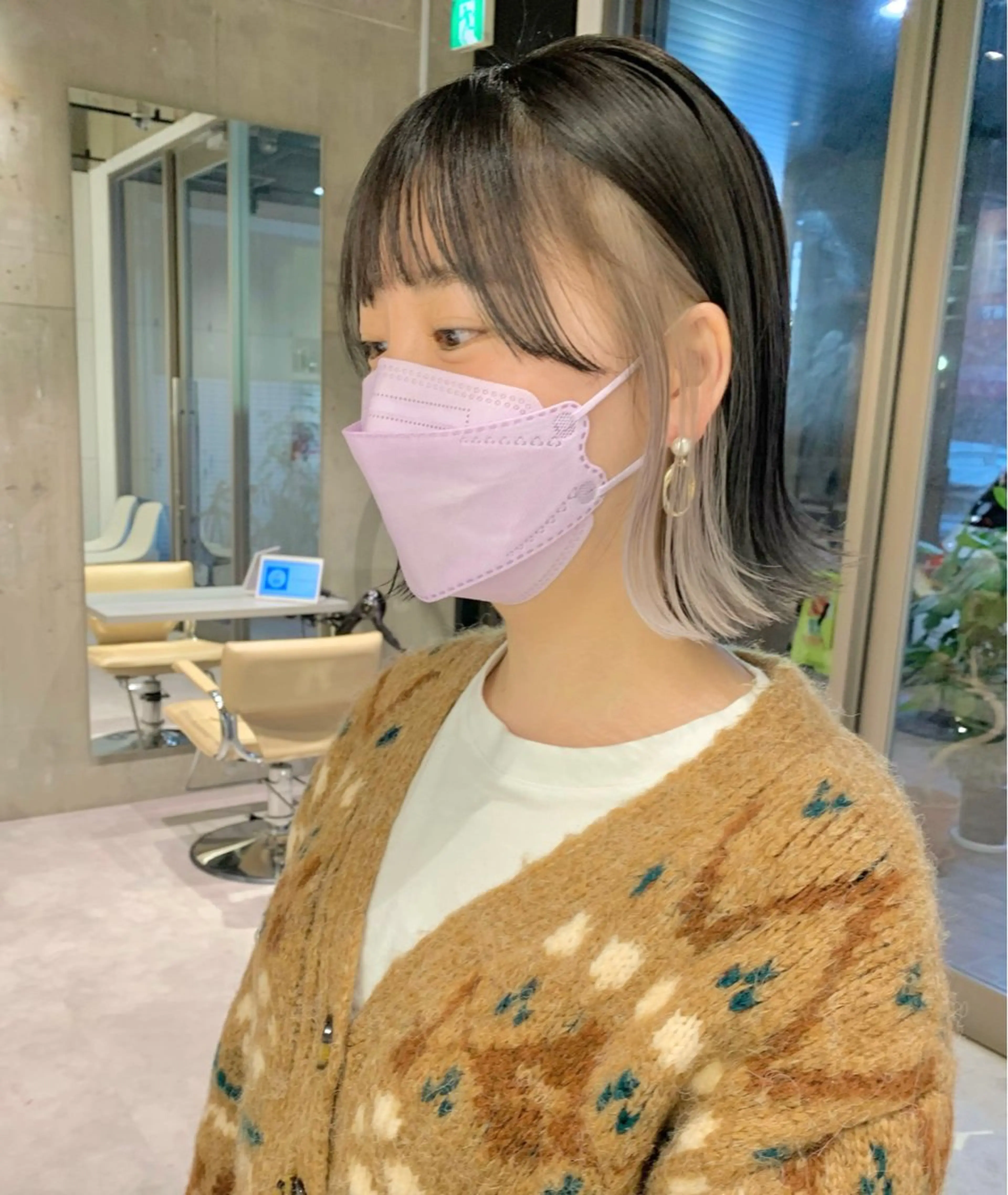 ミディアム ヘアカラー mina🪐立川駅/ 無料ショートカットのヘアスタイル