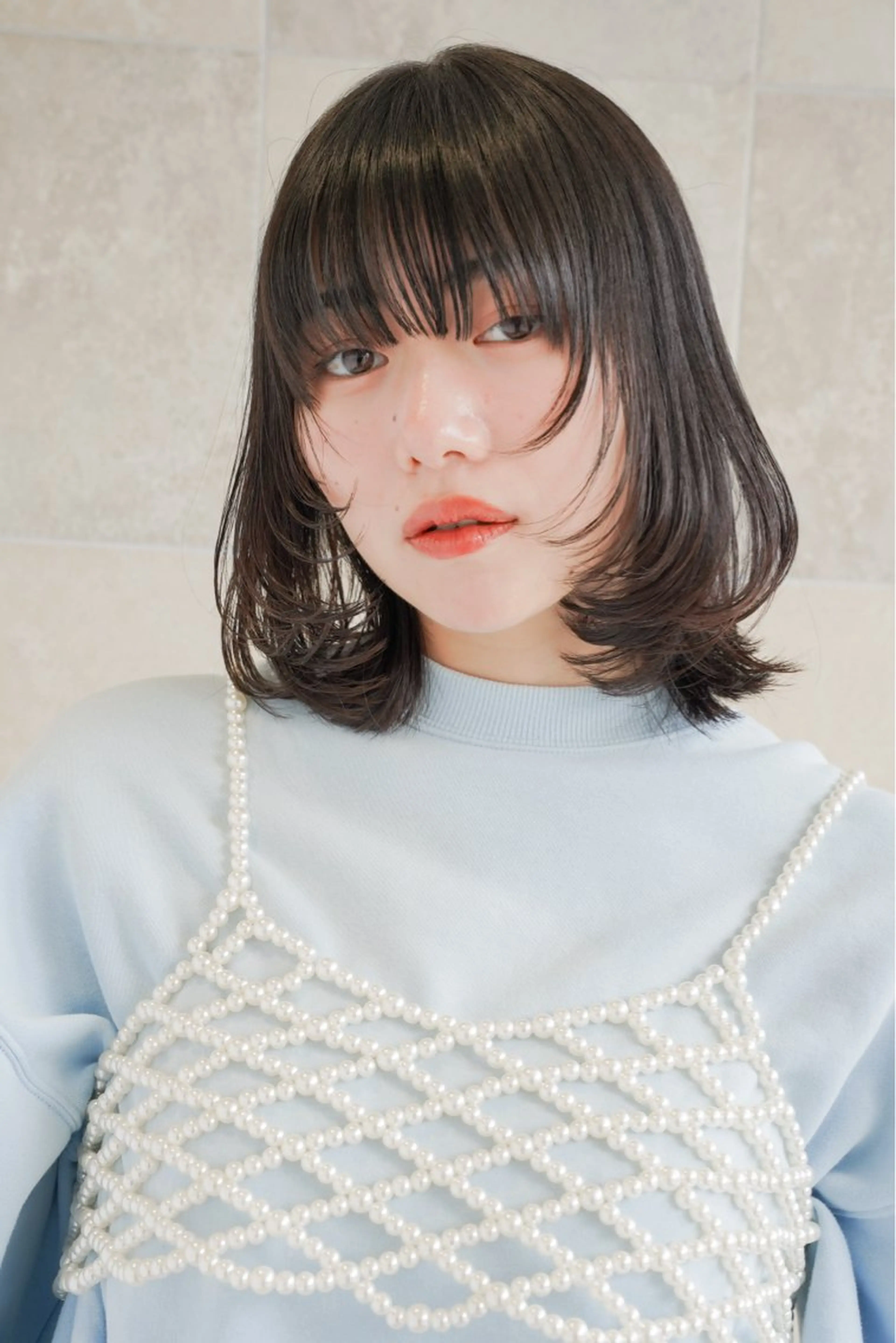 ミディアム 後輩のモデル募集中 河端　麻佑のヘアスタイル