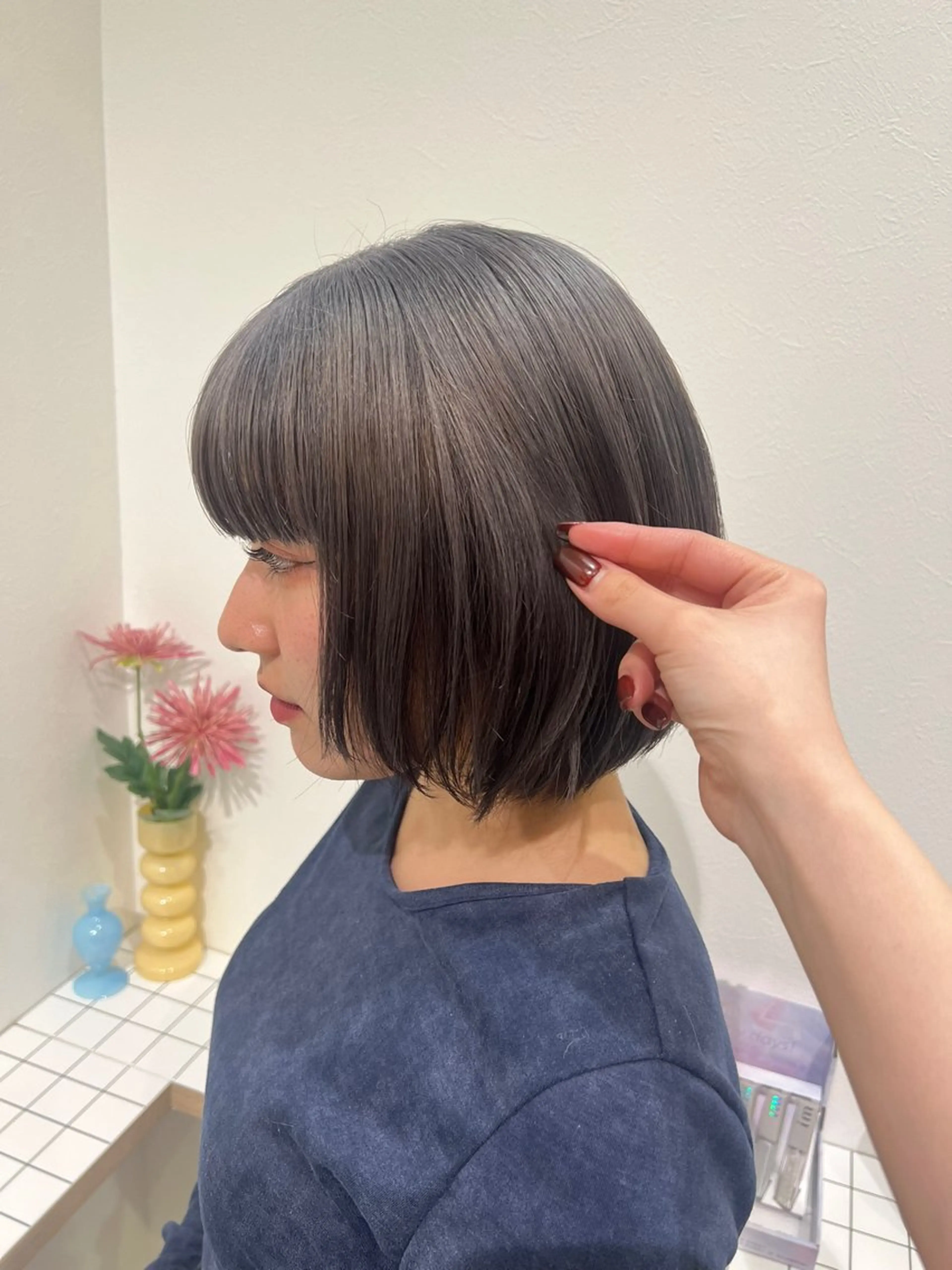 ショート カラー ブリーチ MIZUKI .keshiki大名のヘアスタイル