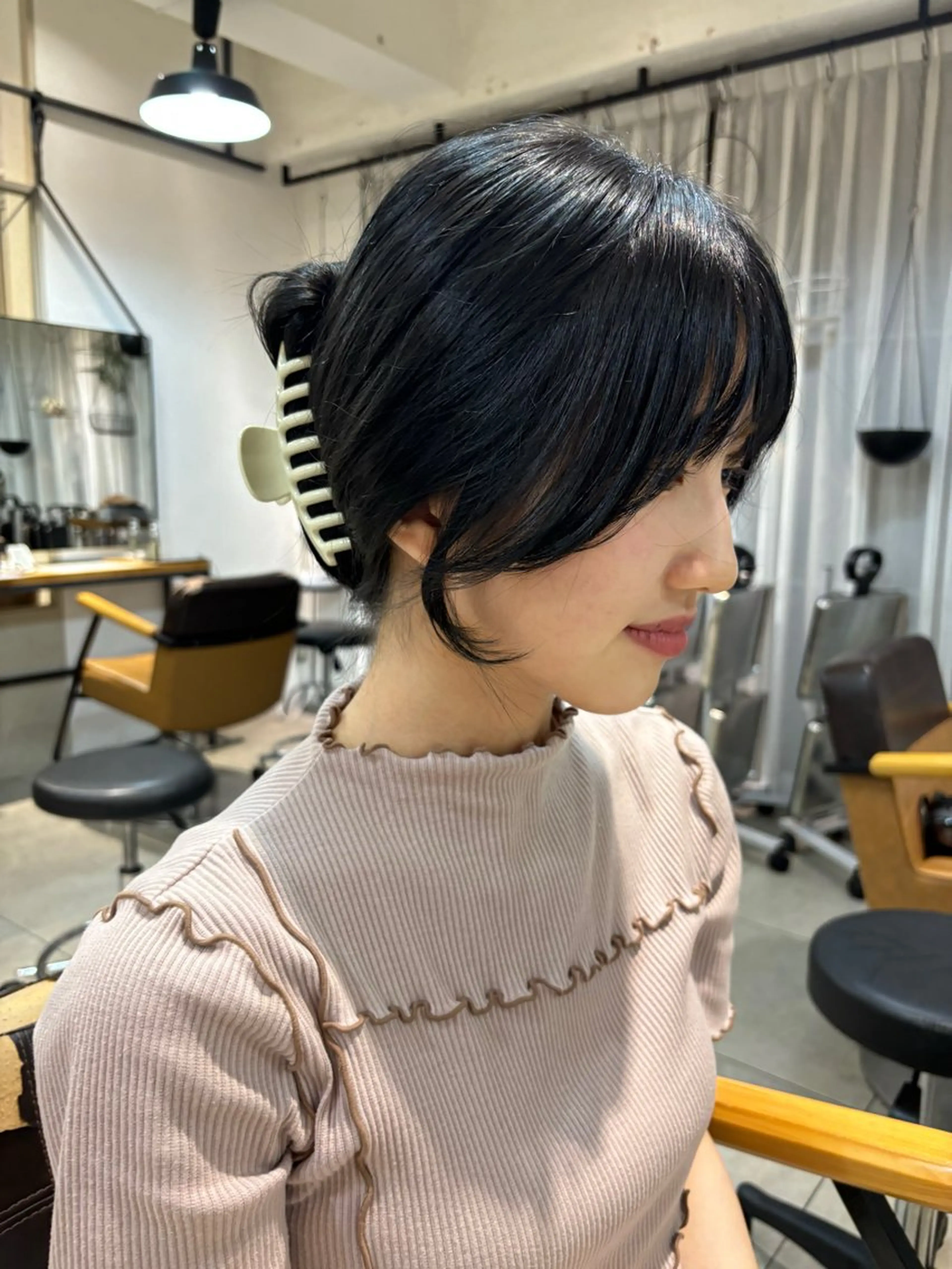 ロング ヘアカラー トリートメント 盛れる透明感カラー・ momokaのヘアスタイル