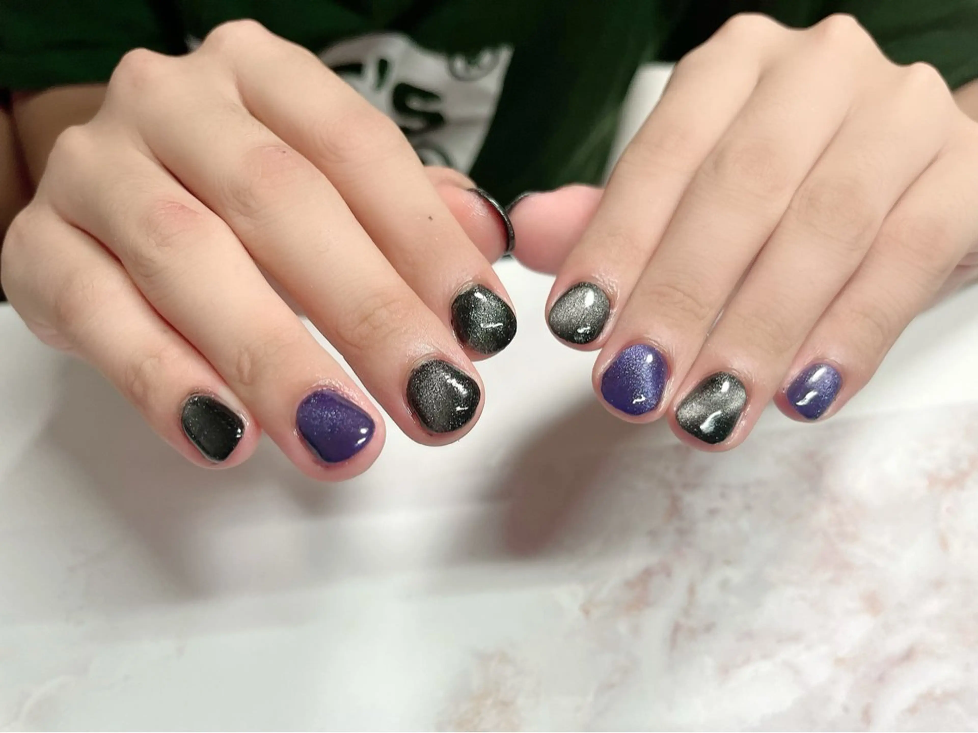 ネイル マグネットネイル メンズネイル ハンドネイル Nail Sourireのネイルデザイン