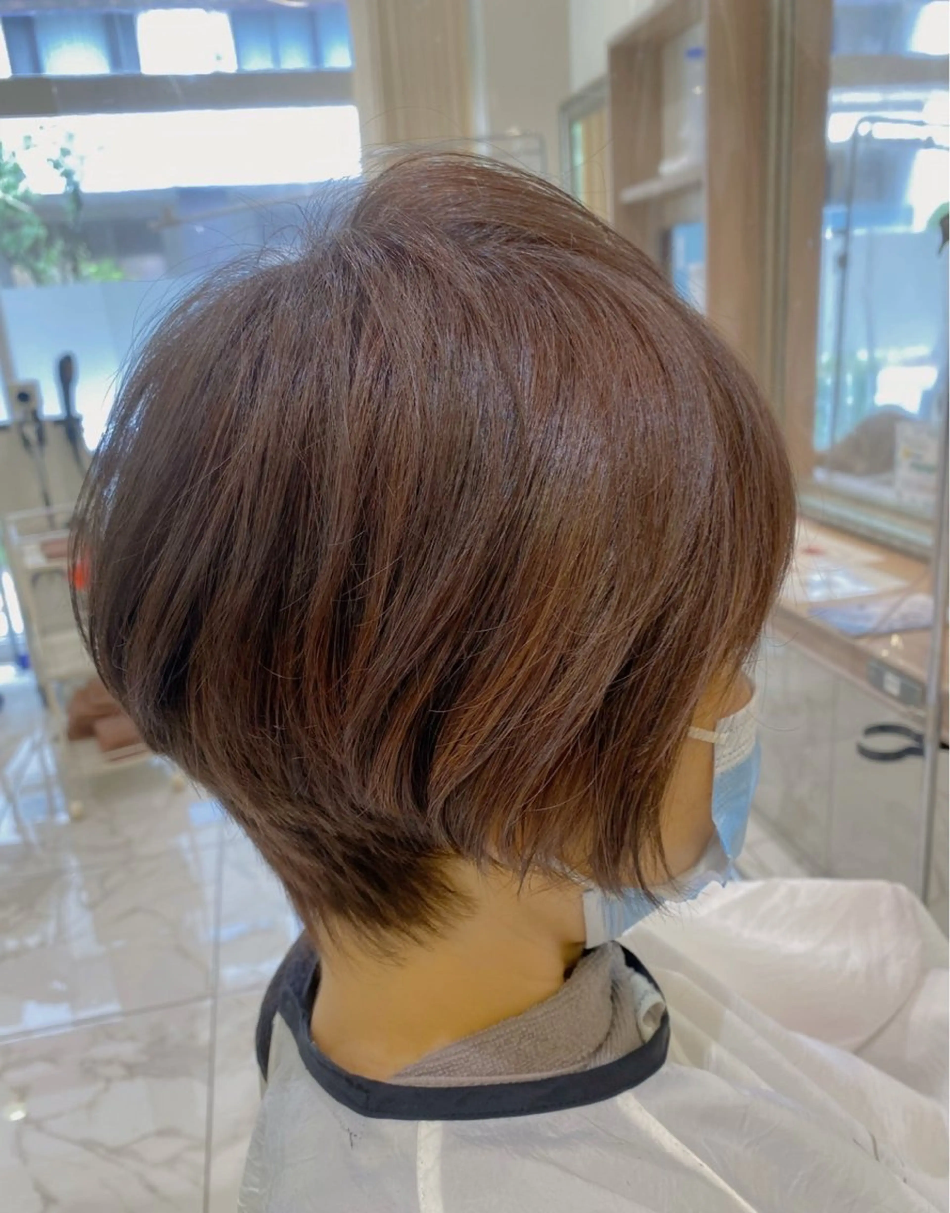 ショート 🫧透明感イルミナ カラー🫧三浦菜々子のヘアスタイル