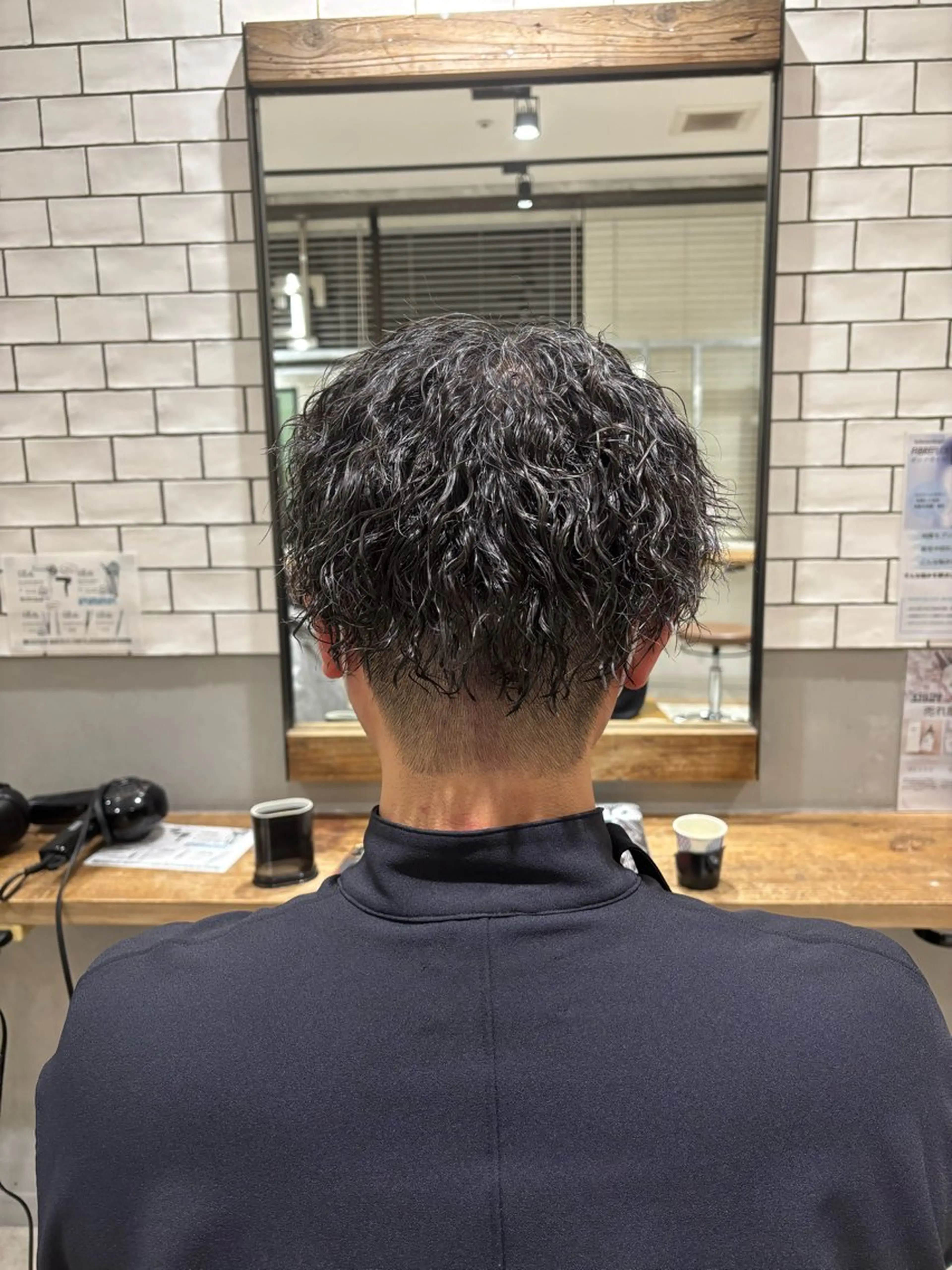 ショート カット パーマ トリートメント 菊地 優斗のヘアスタイル