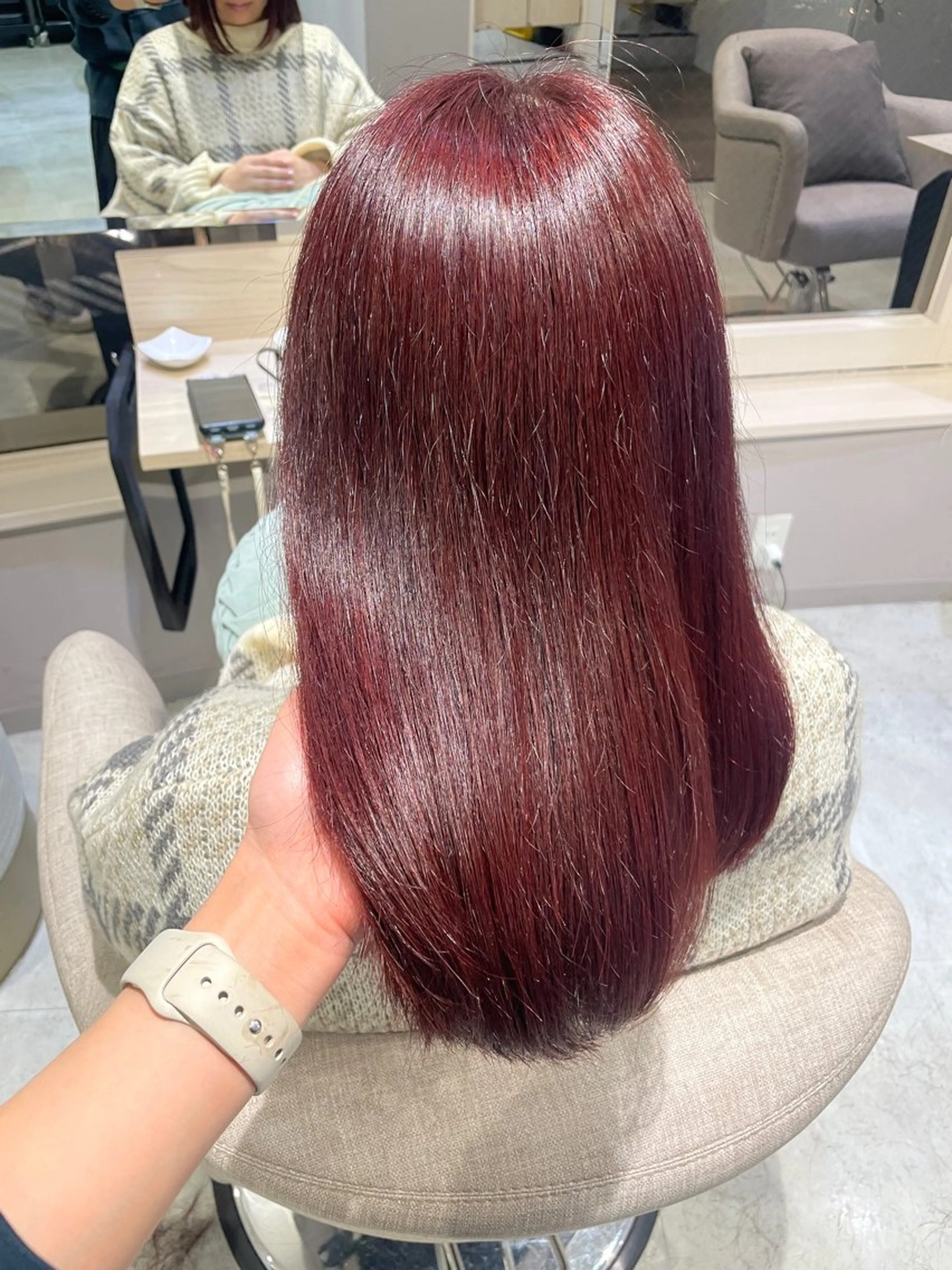 ミディアム カラー HARUKA韓国ヘア /Luana梅田のヘアスタイル