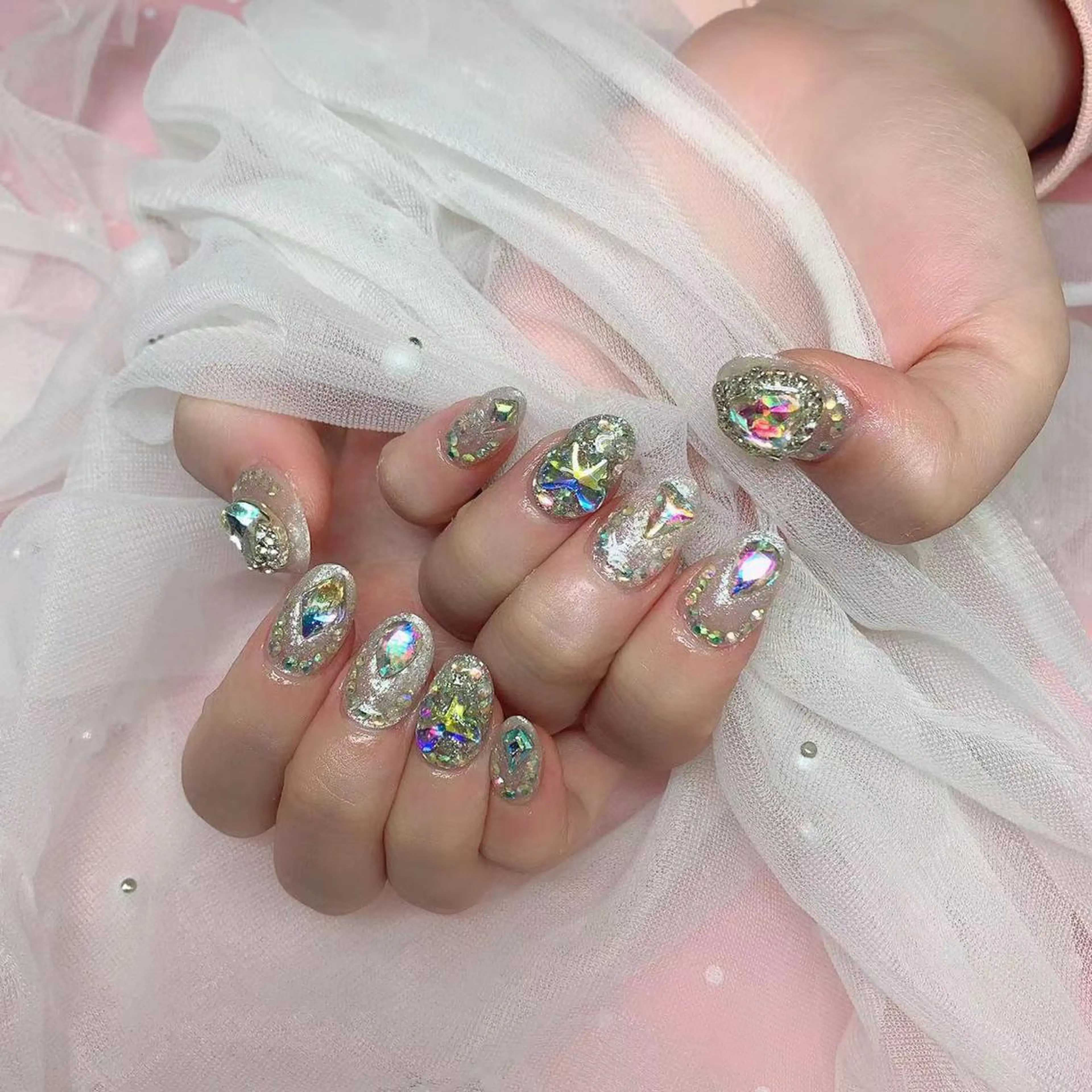 ネイル 長さ出し 持ち込み スカルプネイル Nail Salon kihi大塚店のネイルデザイン