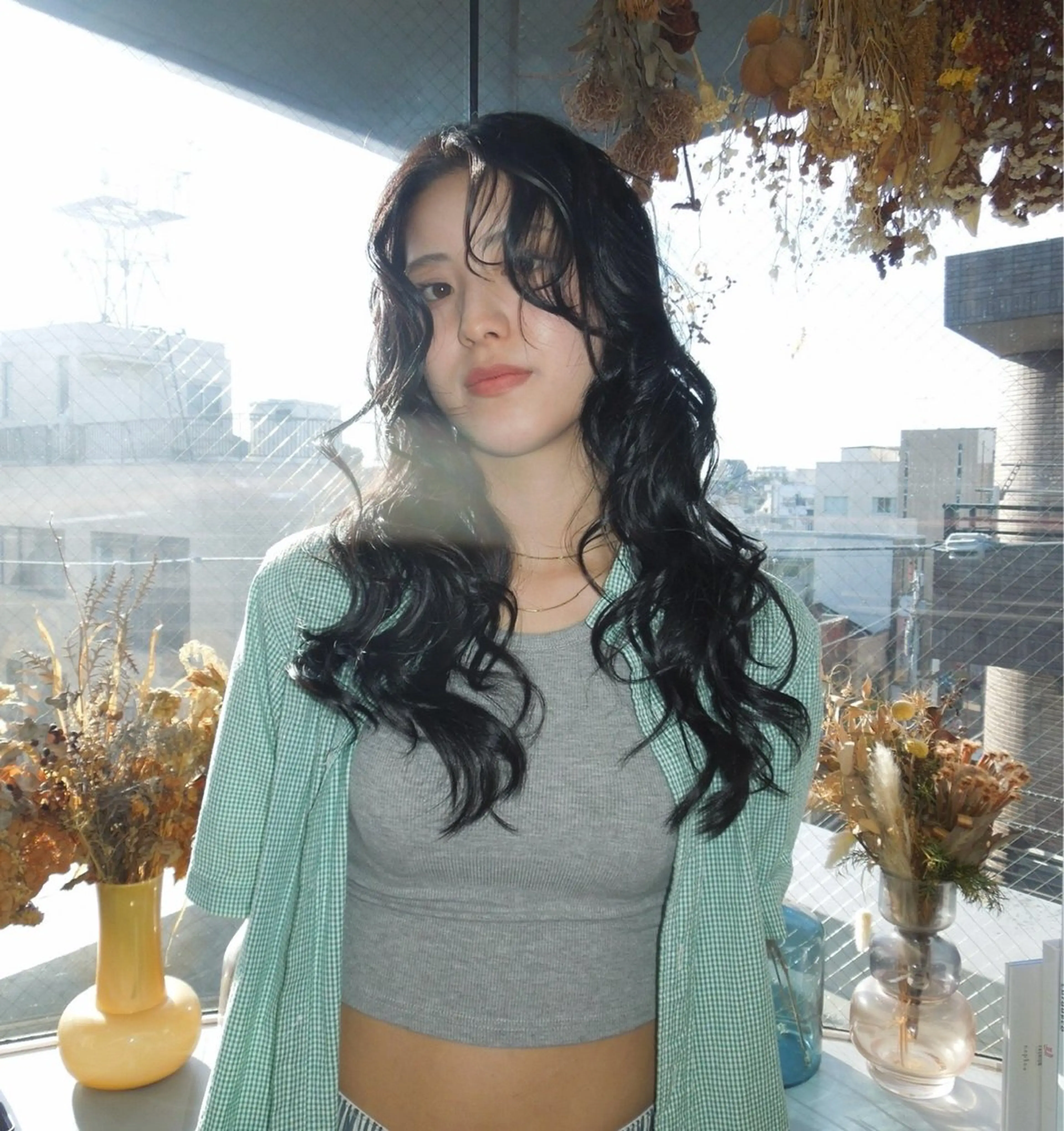 カラー ヘアカラー 立木 梨那のヘアスタイル