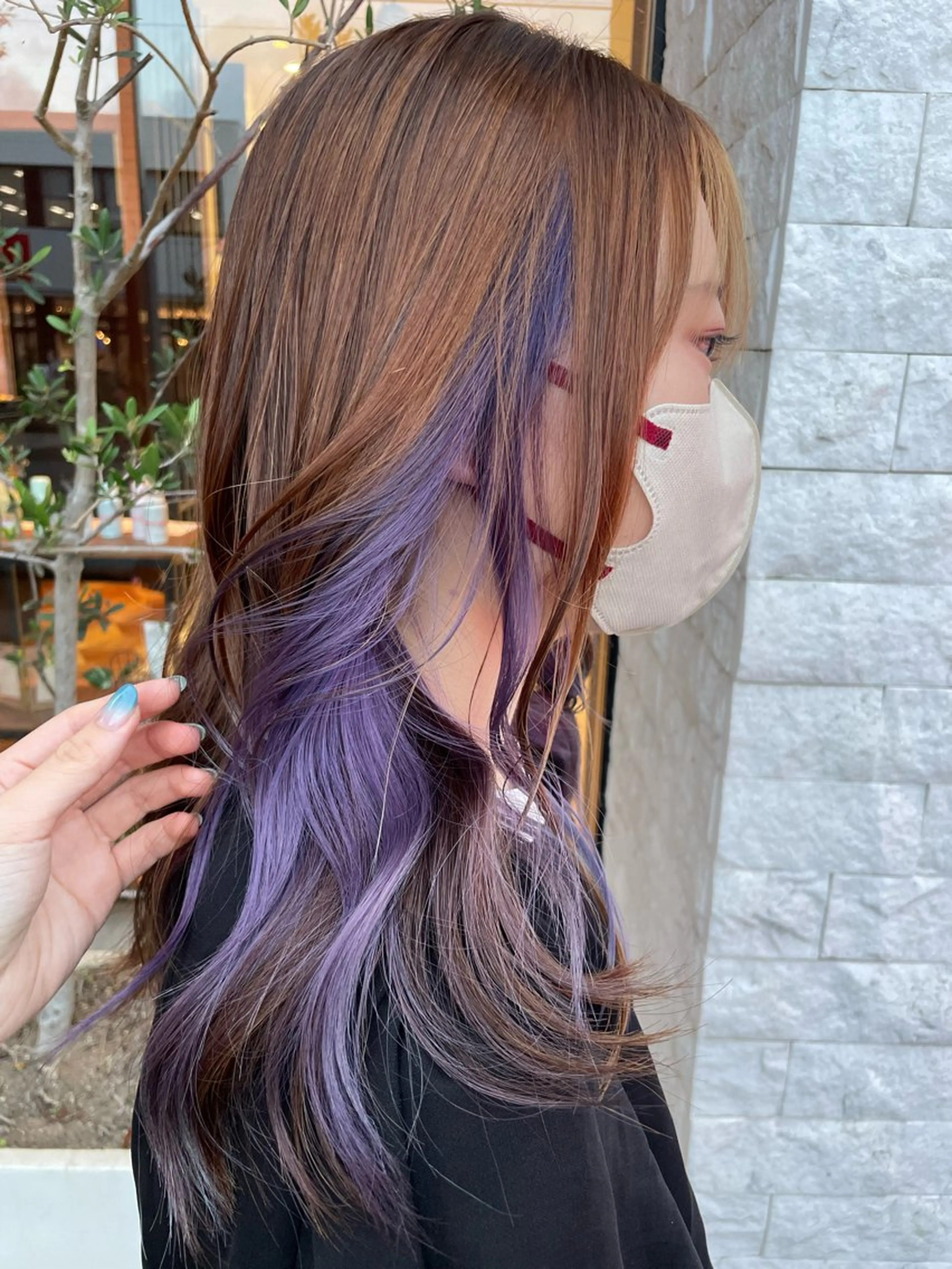 ロング 中河 美裕のヘアスタイル