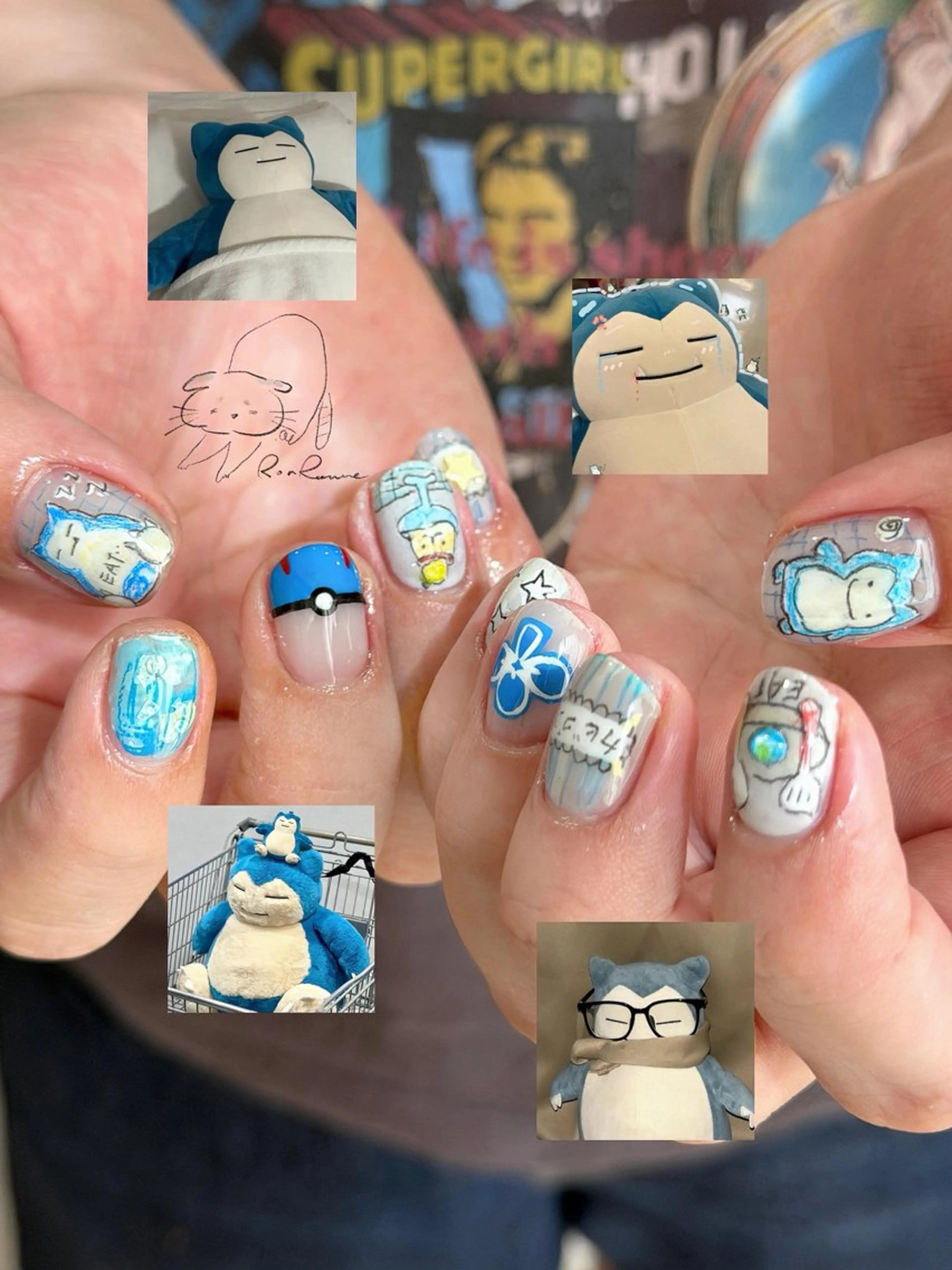 ネイル オーロラネイル 長さ出し フレンチネイル ジェルネイル ミラーネイル ハンドネイル ronronne .のネイルデザイン