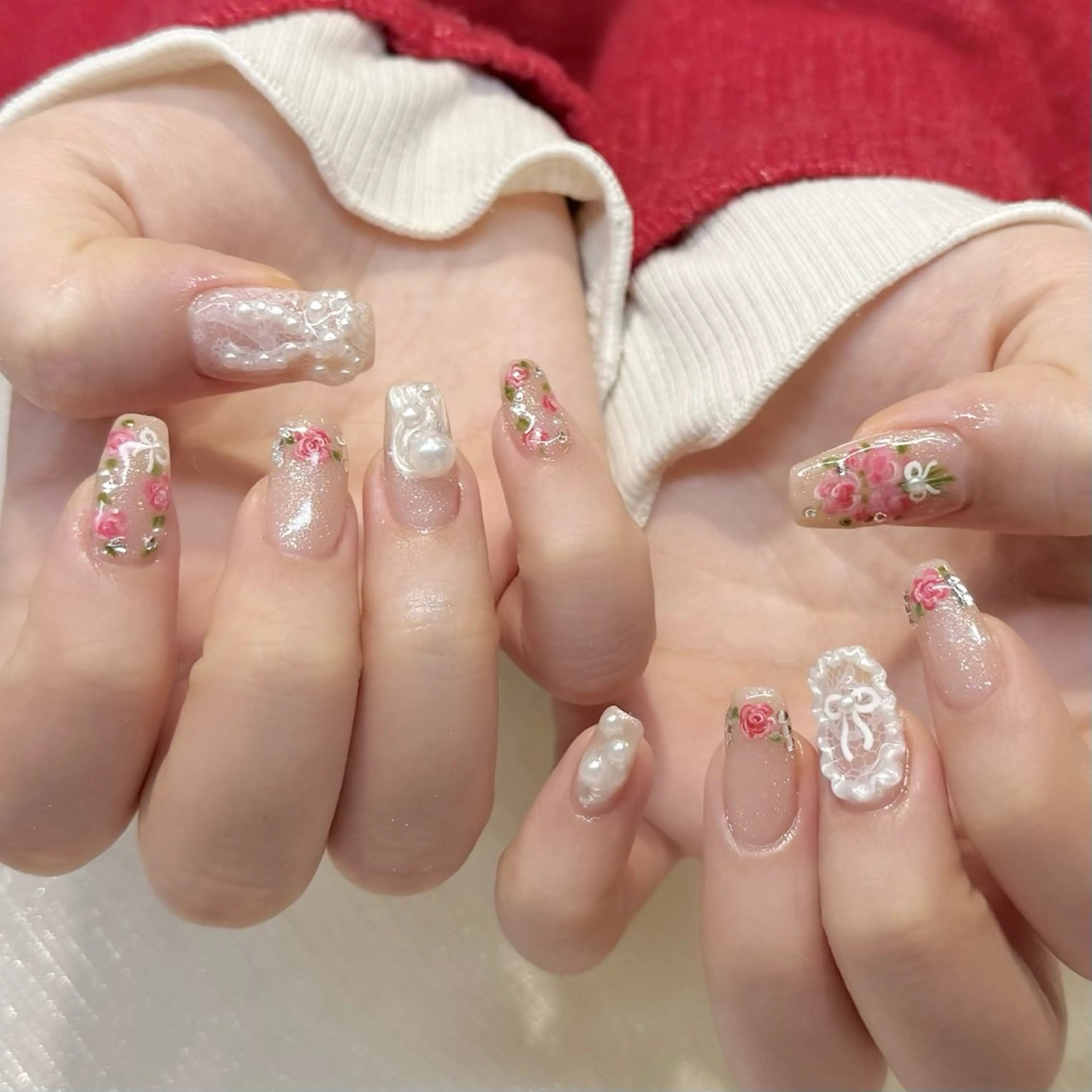 ネイル ハンドネイル 新井 ひなののネイルデザイン