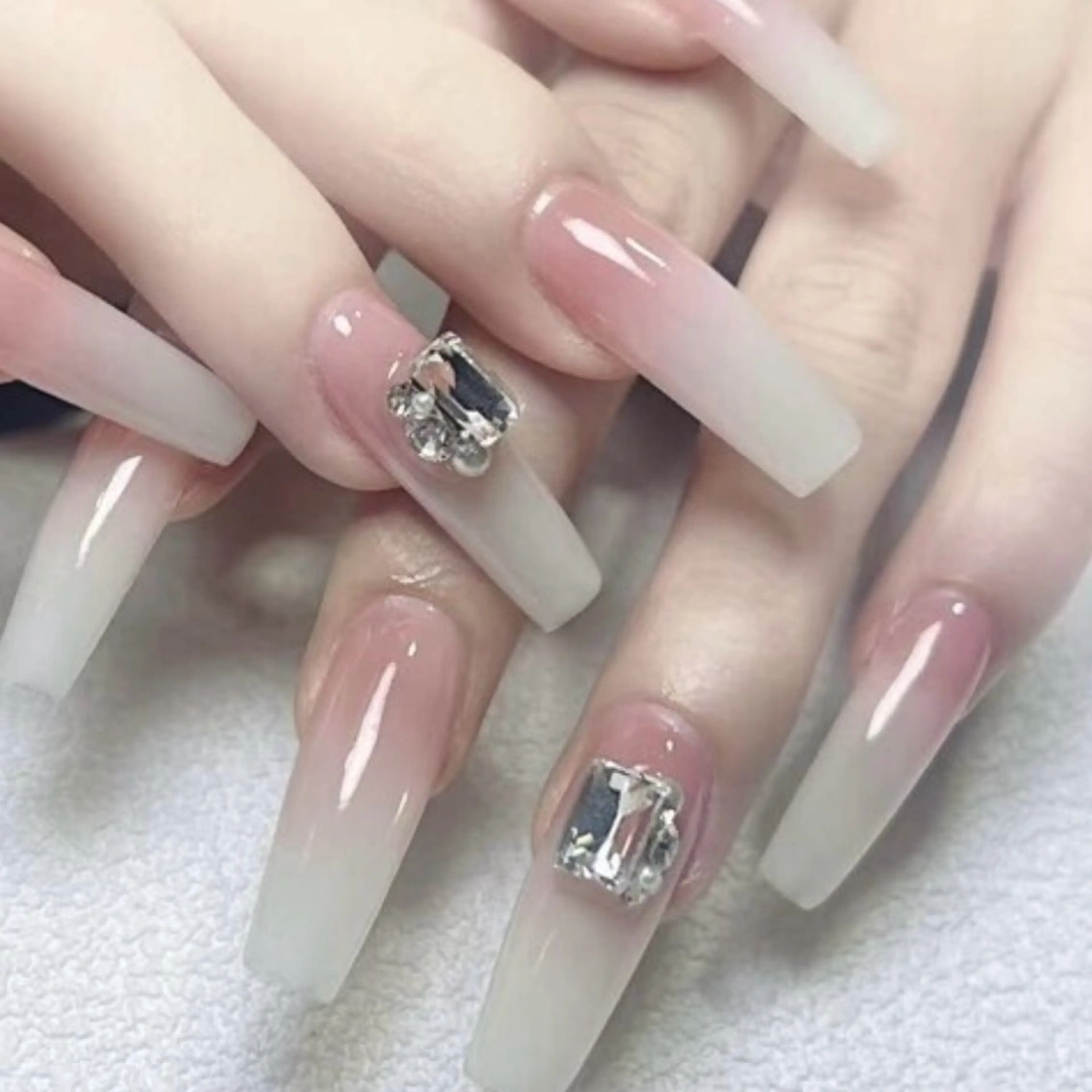 ★チップ長さ出し ☆ベイビーブーマーネイル(初回ソフトジェルオフ無料)の写真