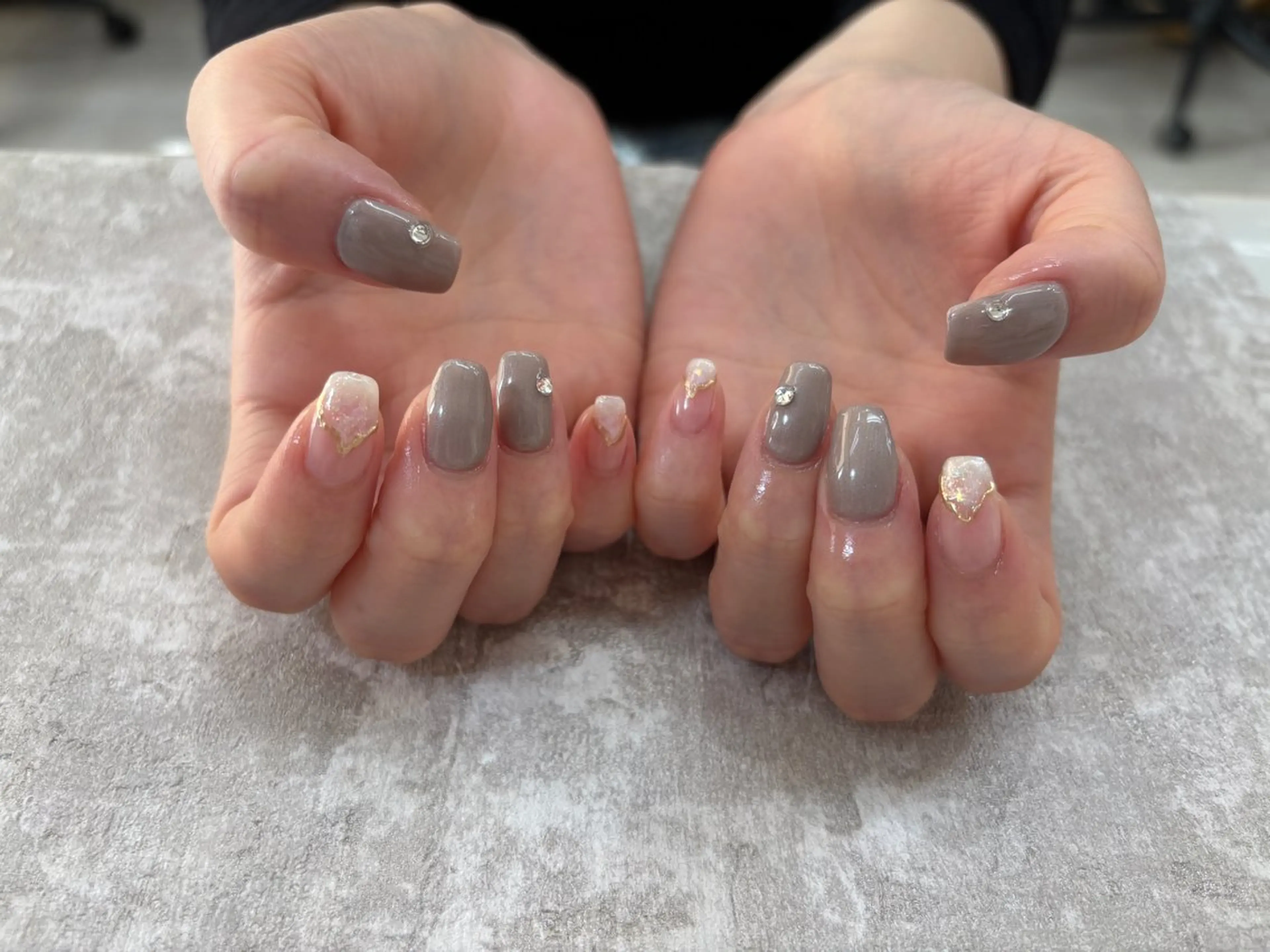 ネイル ハンドネイル 大島 玲奈のネイルデザイン