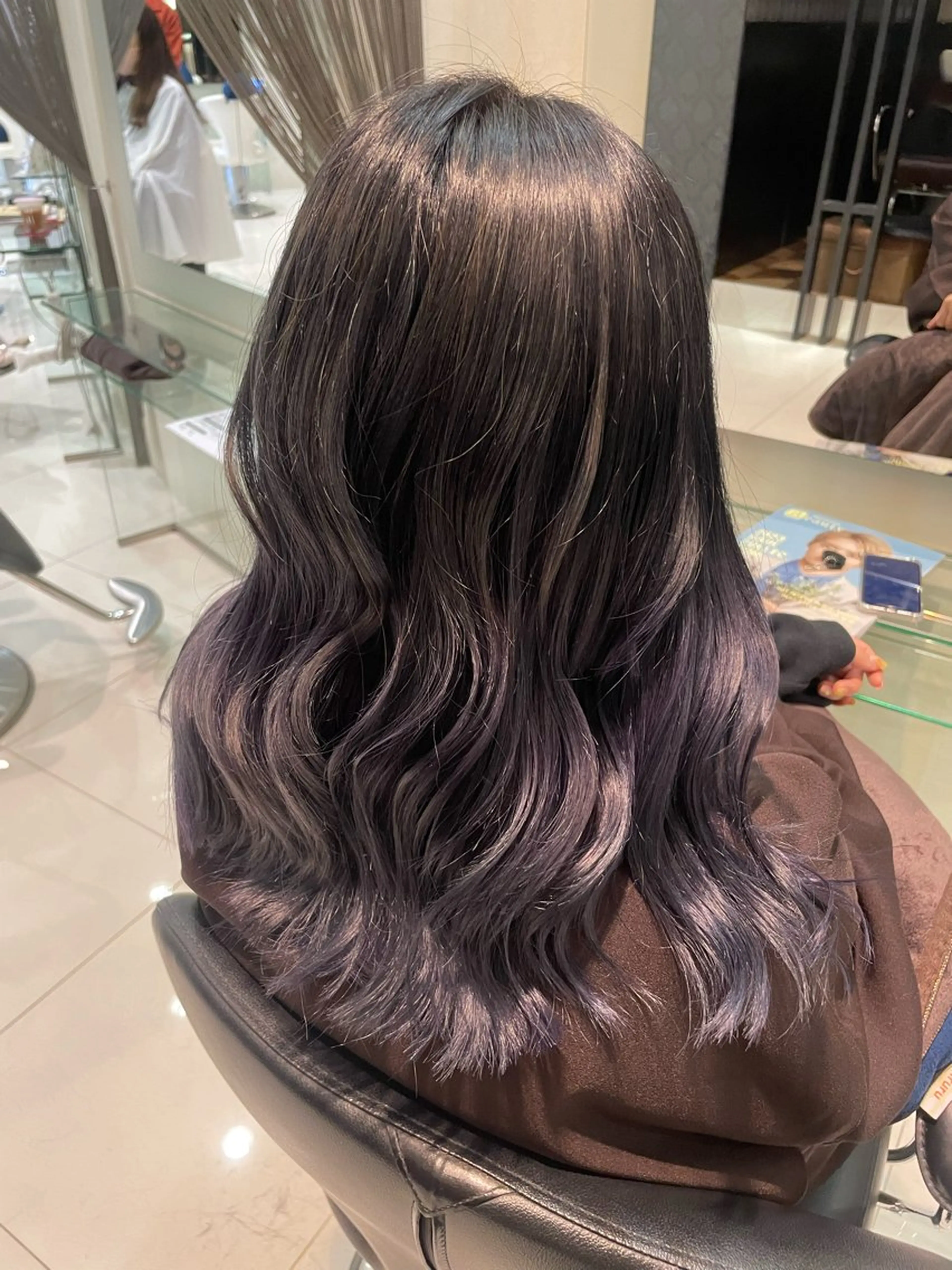 ロング 中河 美裕のヘアスタイル