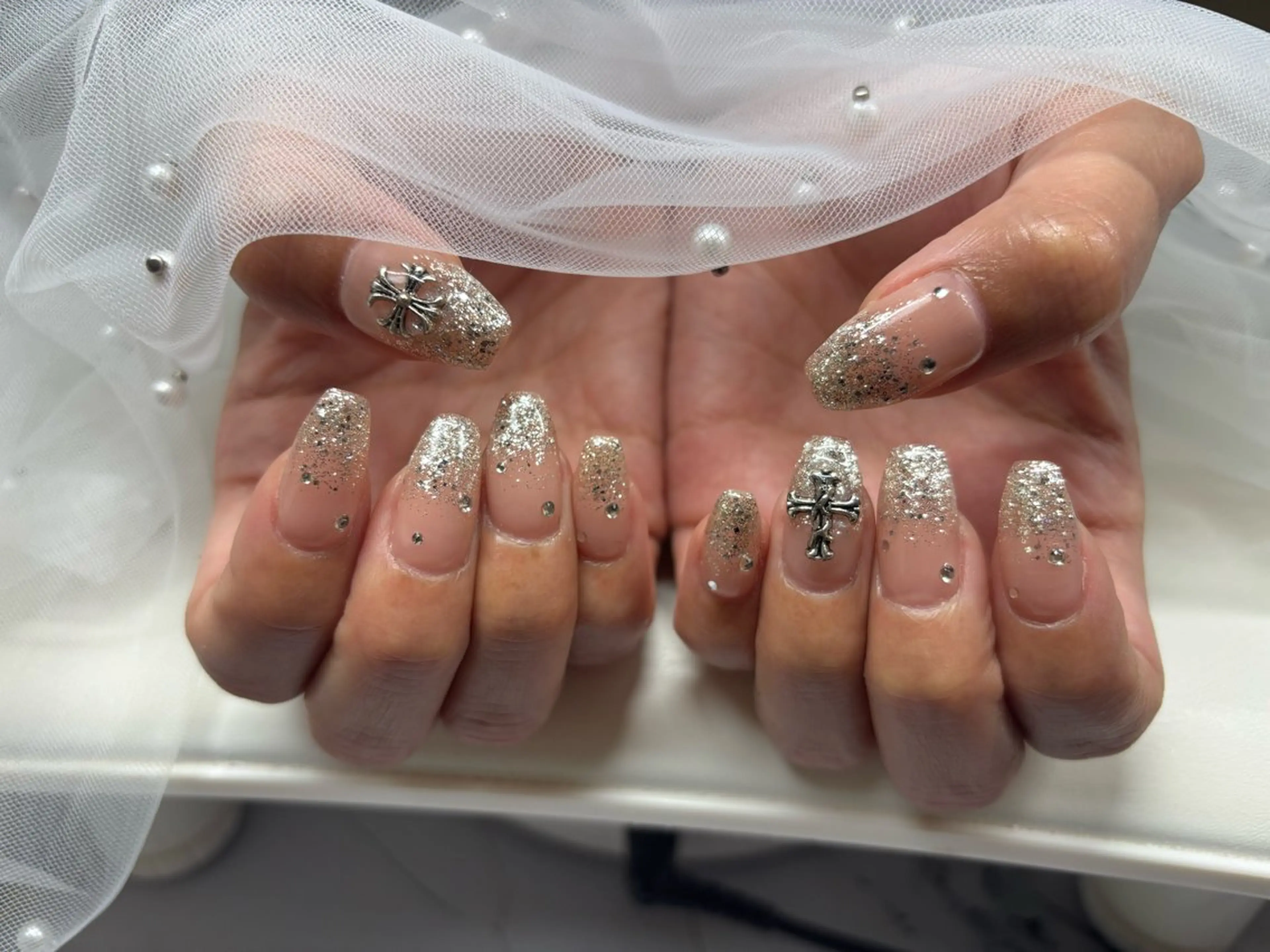 ネイル ラメ(グリッター) 門真市ネイルサロン♡ KUMI.HANAのネイルデザイン