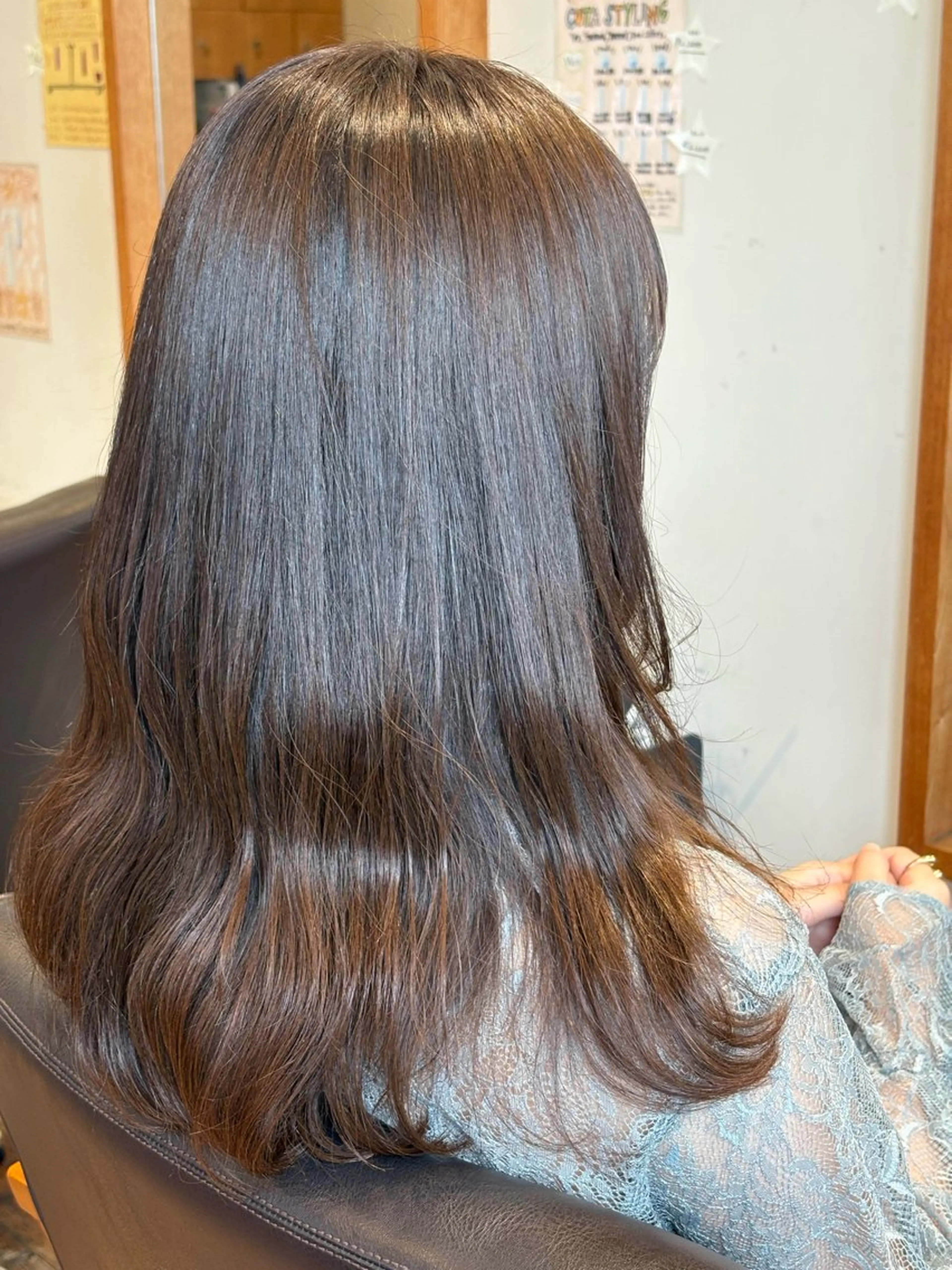 セミロング ヘアカラー トリートメント 後藤 千里のヘアスタイル