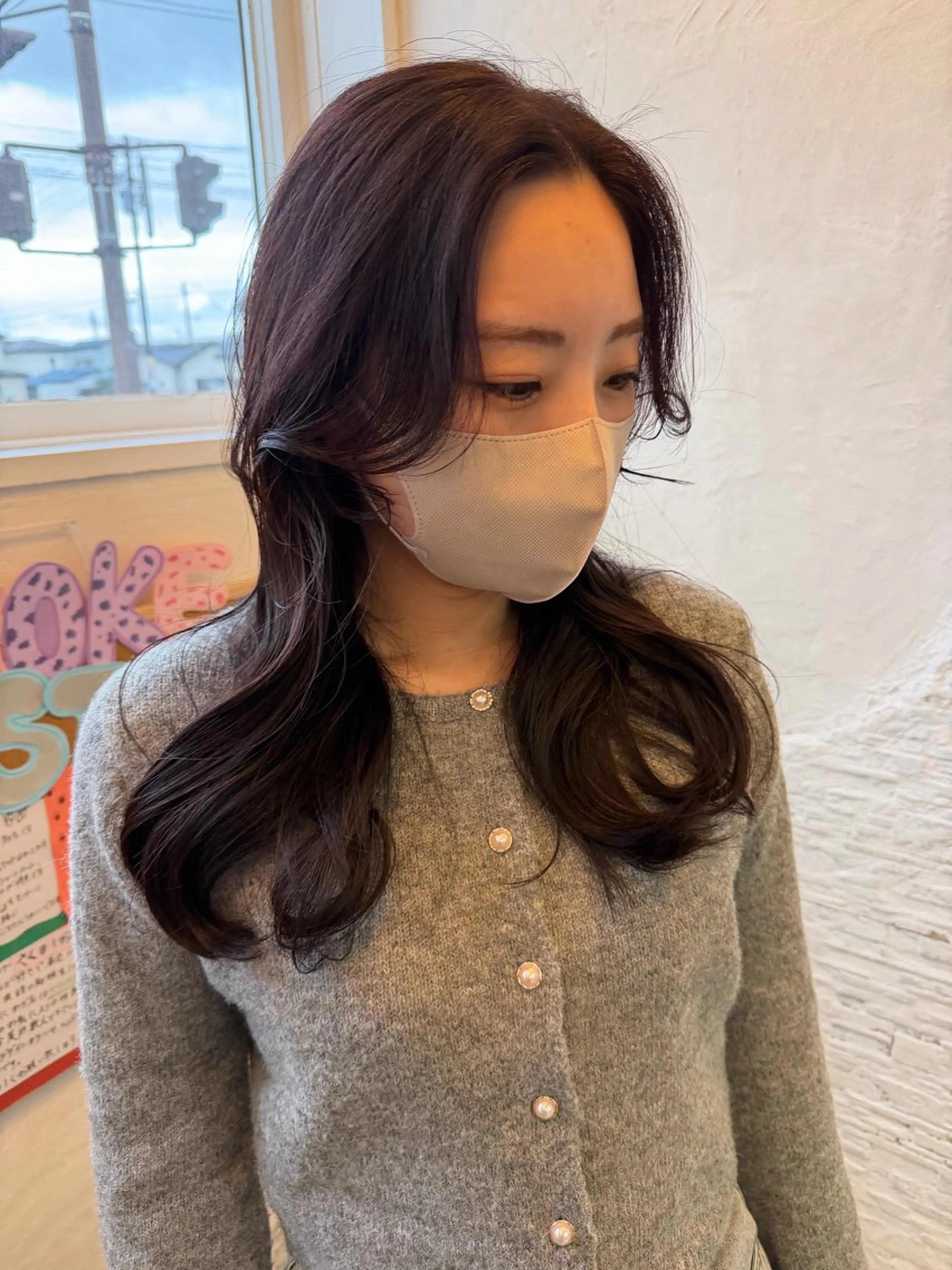 ロング カット トリートメント 木村 彩花のヘアスタイル