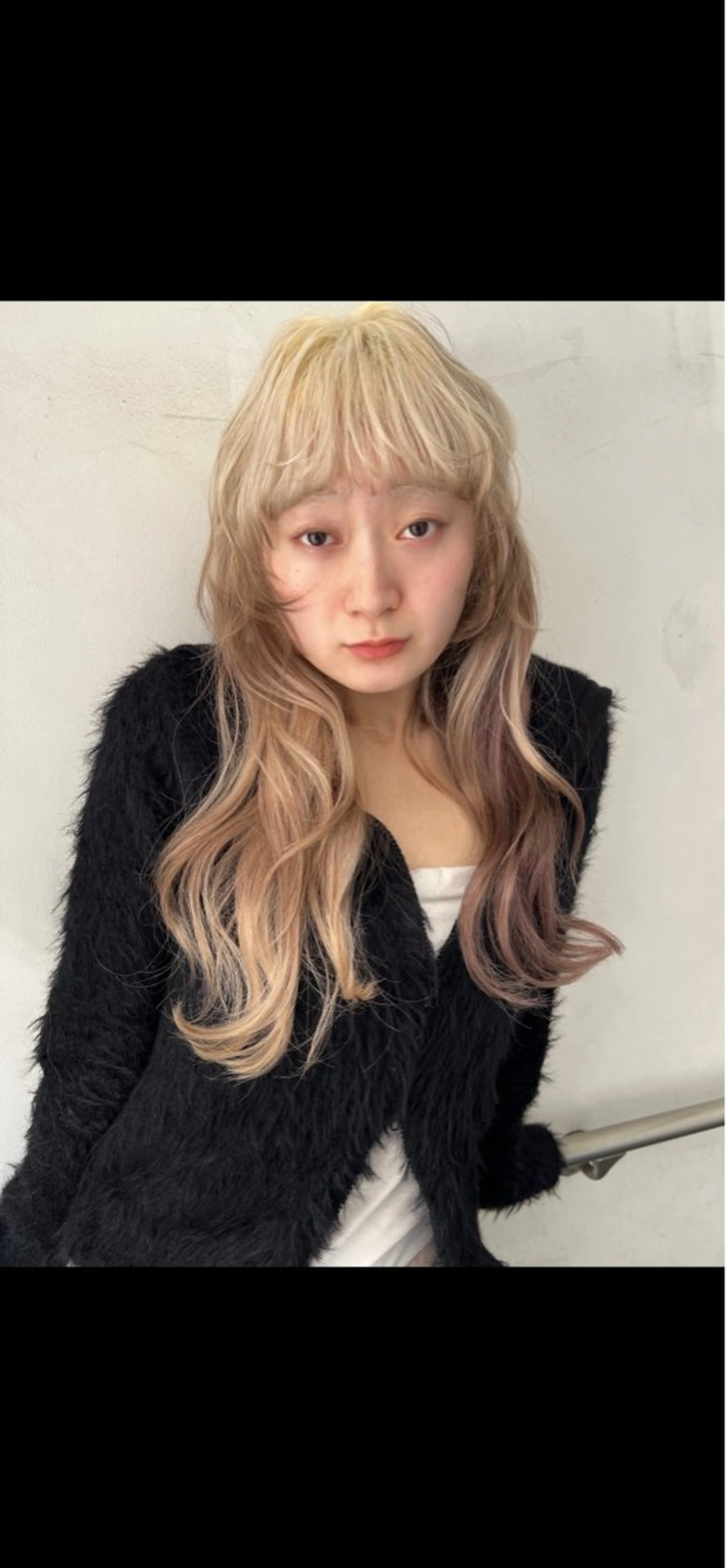 ロング カット ヘアカラー トリートメント 東のりか/ハイトーン ブリーチカラー/ボブのヘアスタイル