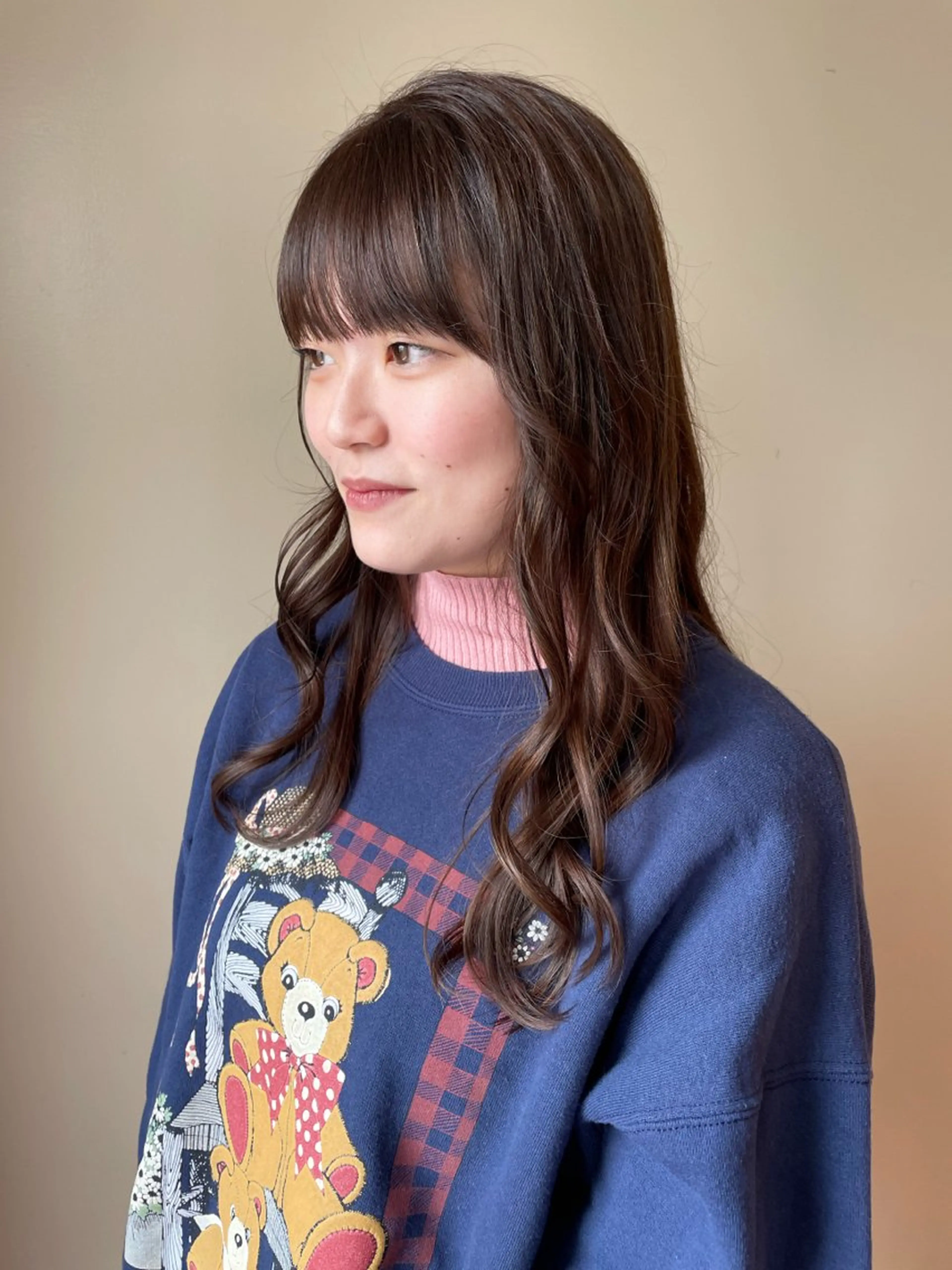 カラー グレージュ ヘアカラー さとう さやかのマツエク・マツパデザイン