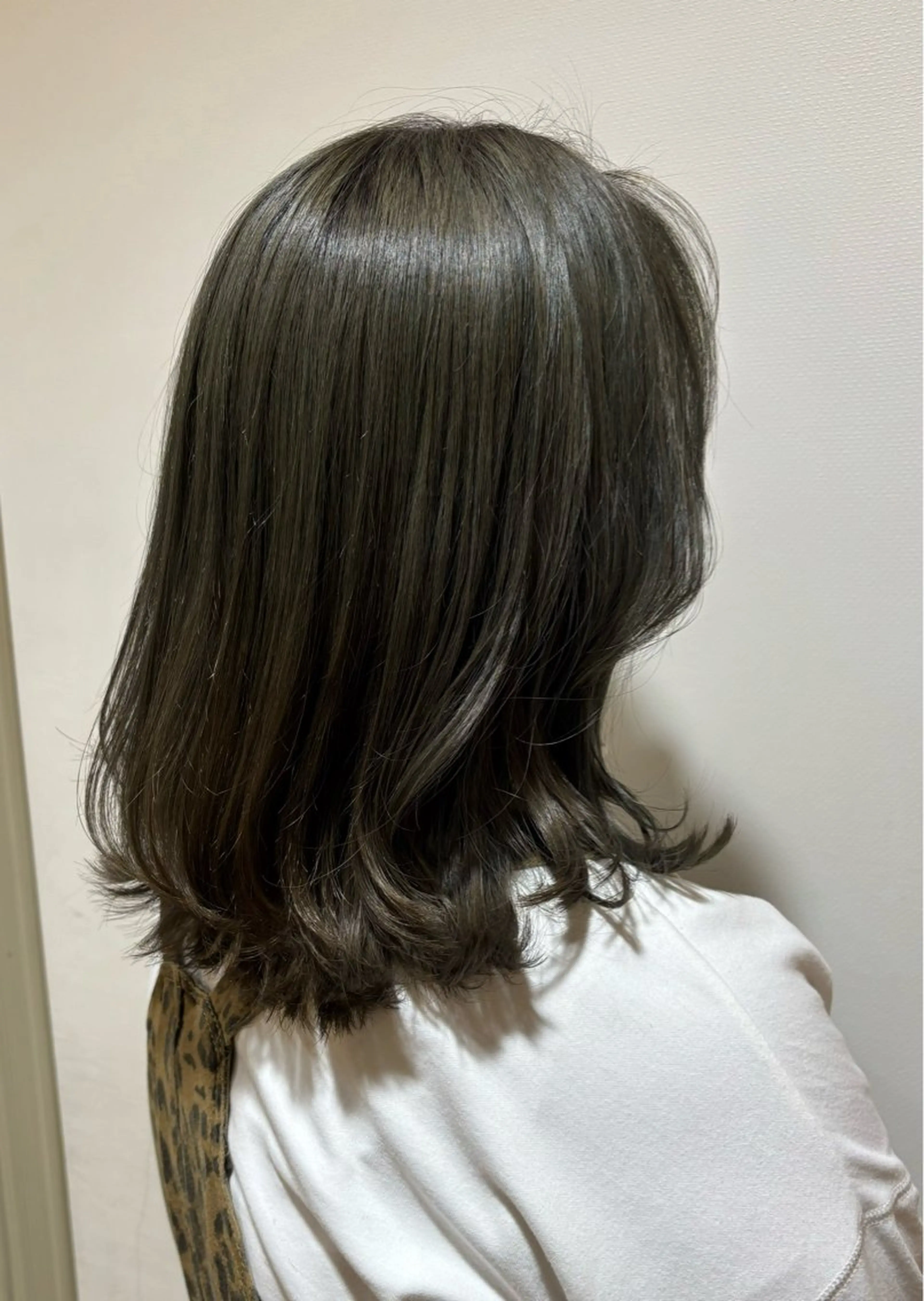 ミディアム くびれヘア レイヤーカット メンズカットモデル 落合 悠夏✄﻿のヘアスタイル