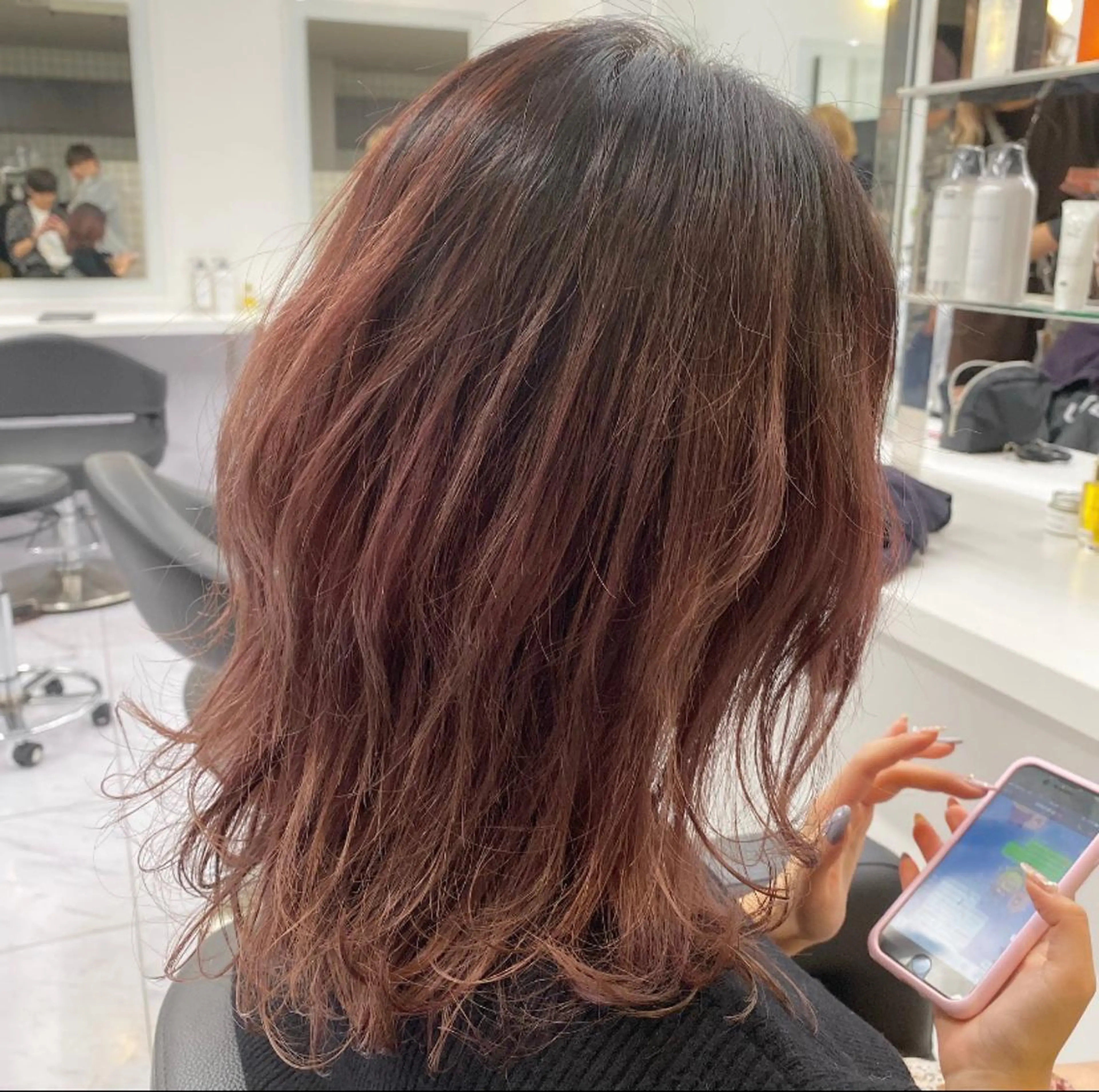 ミディアム カラー ヘアアレンジ 💞あざと可愛い💞 児玉大地のヘアスタイル