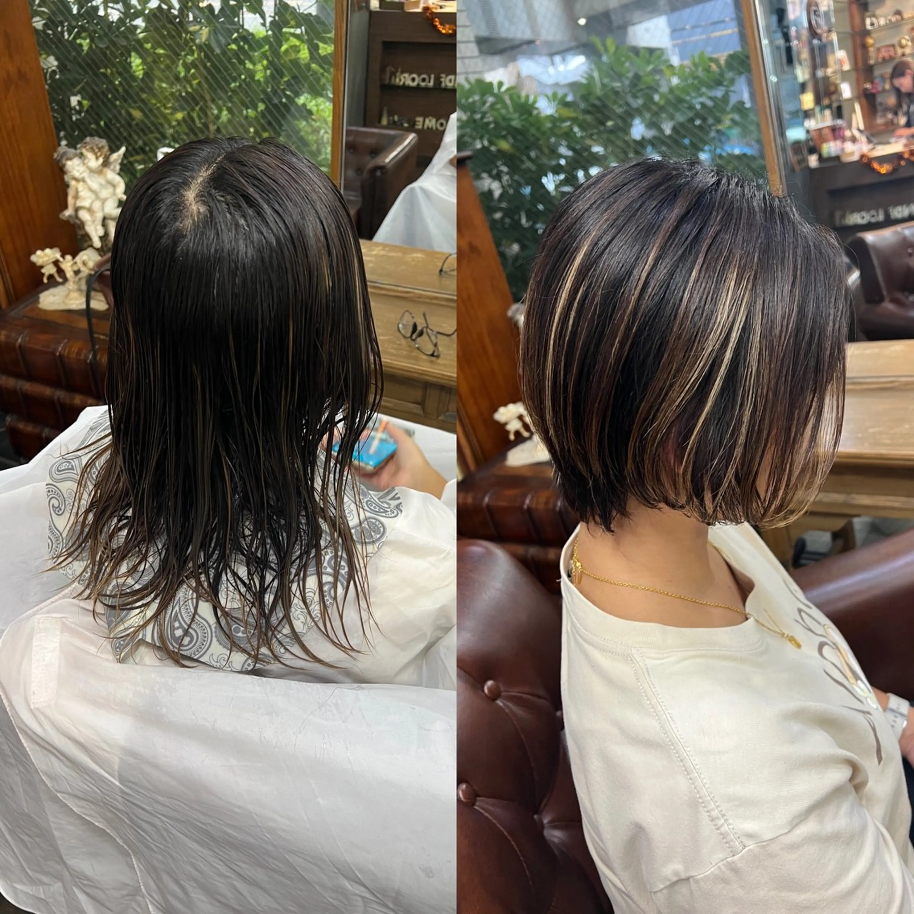 ショート ハイライト/レイヤー /ハイトーン/AOIのヘアスタイル