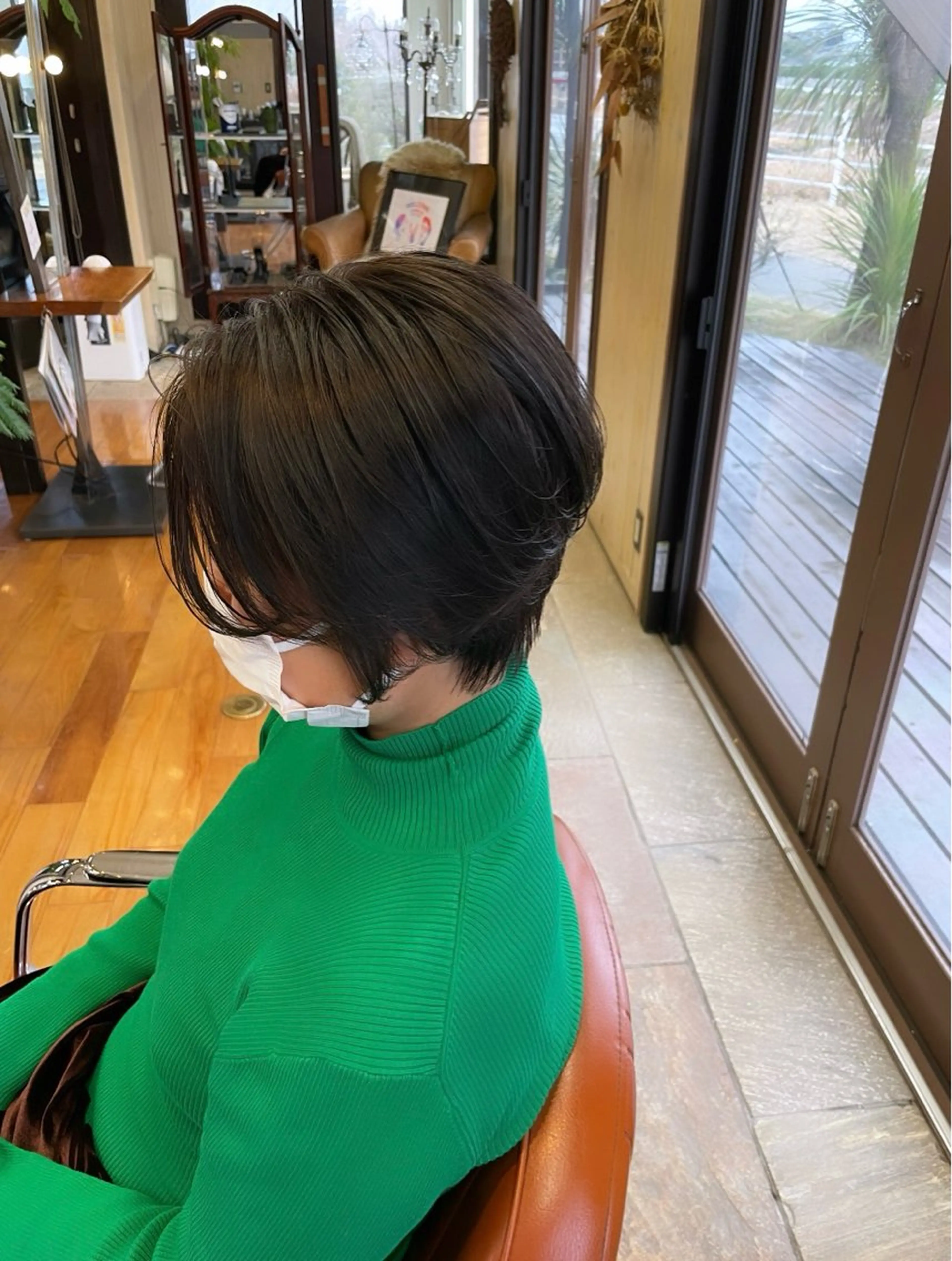 ショート カラー 透明感カラー グレージュ オリーブグレージュ オリーブグレー ayaka |トレンドヘアのヘアスタイル