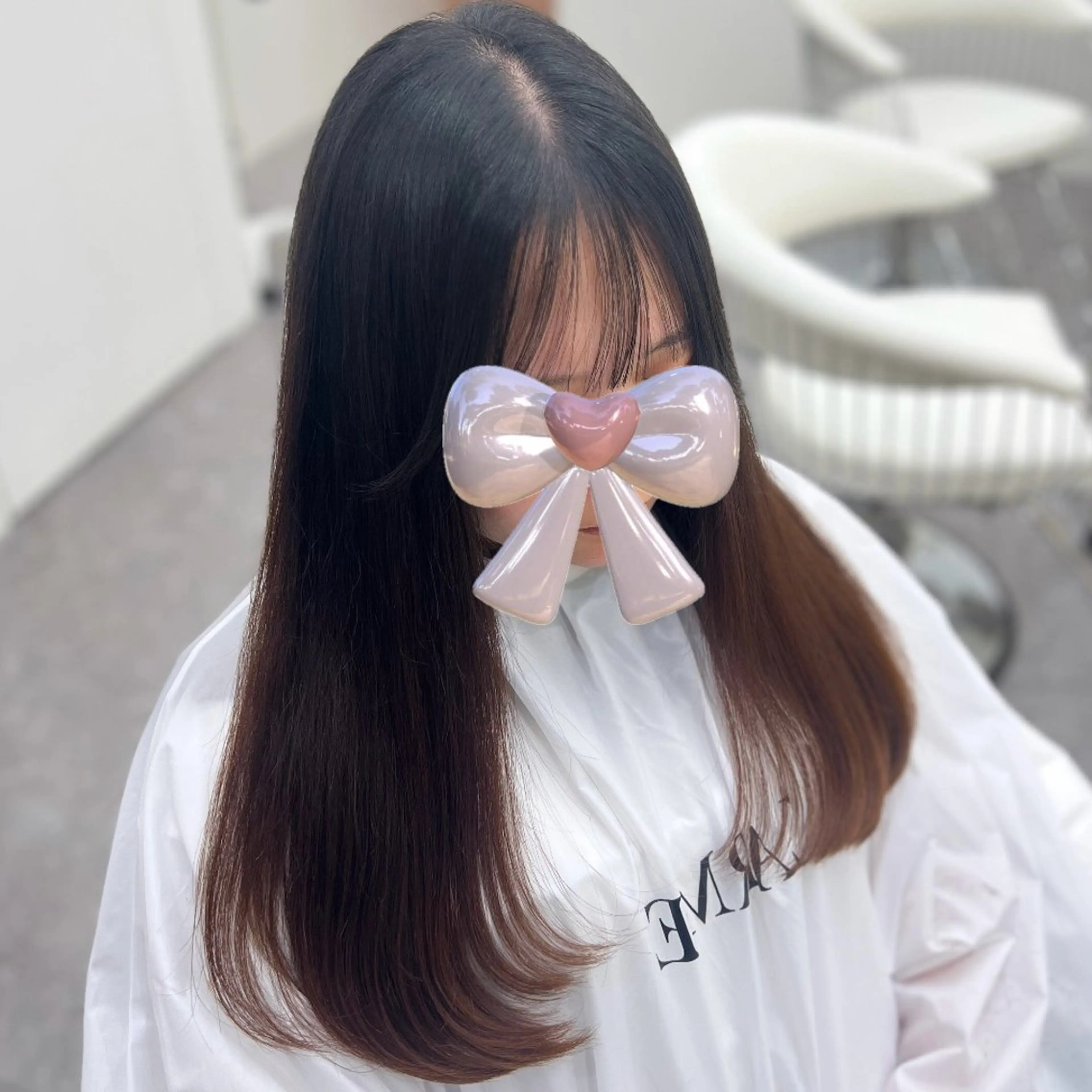 ロング うる艶カラー×韓国 ヘア/Yumi🎀のヘアスタイル